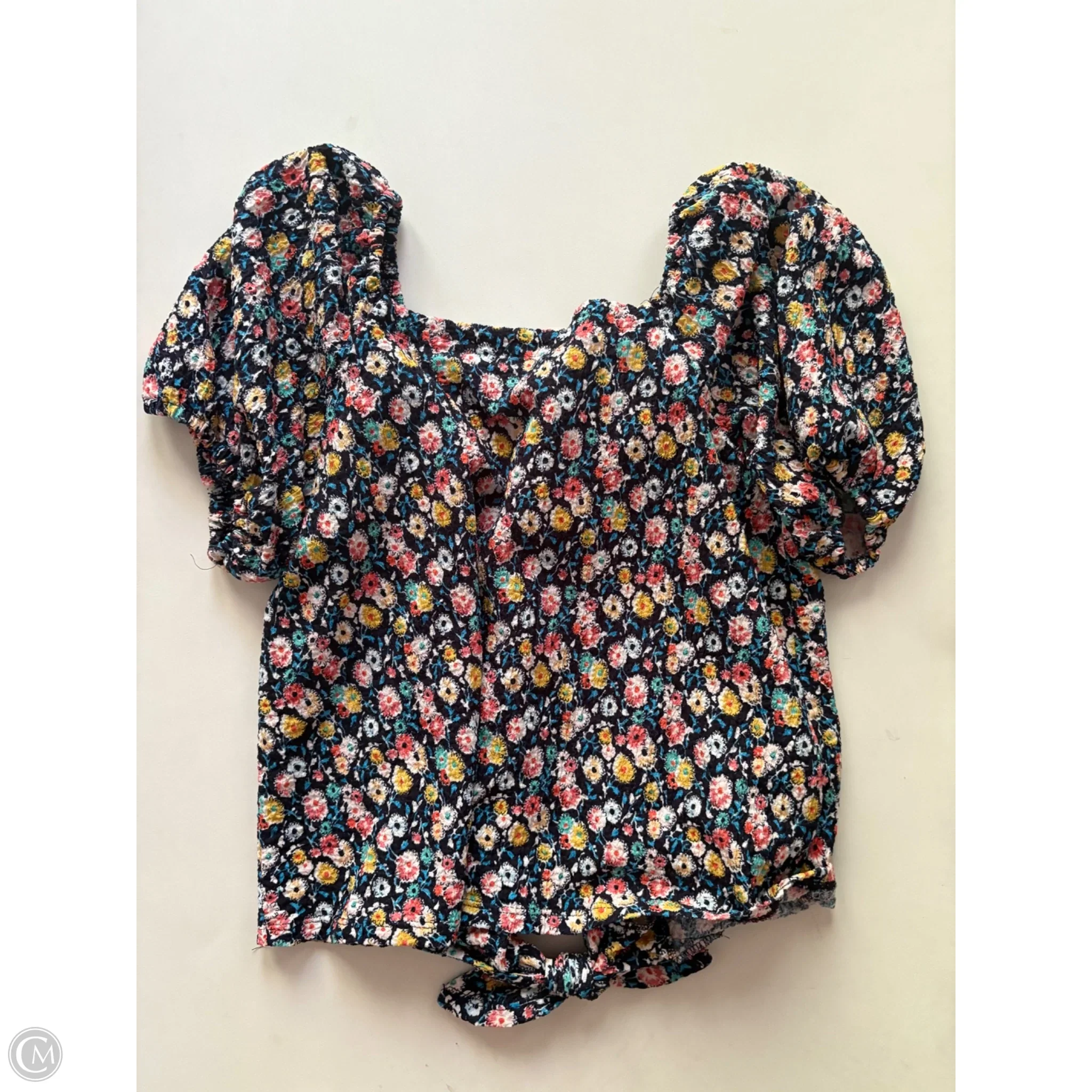 Top Short Sleeve By Loft In Floral Print, Size: M - Image 2