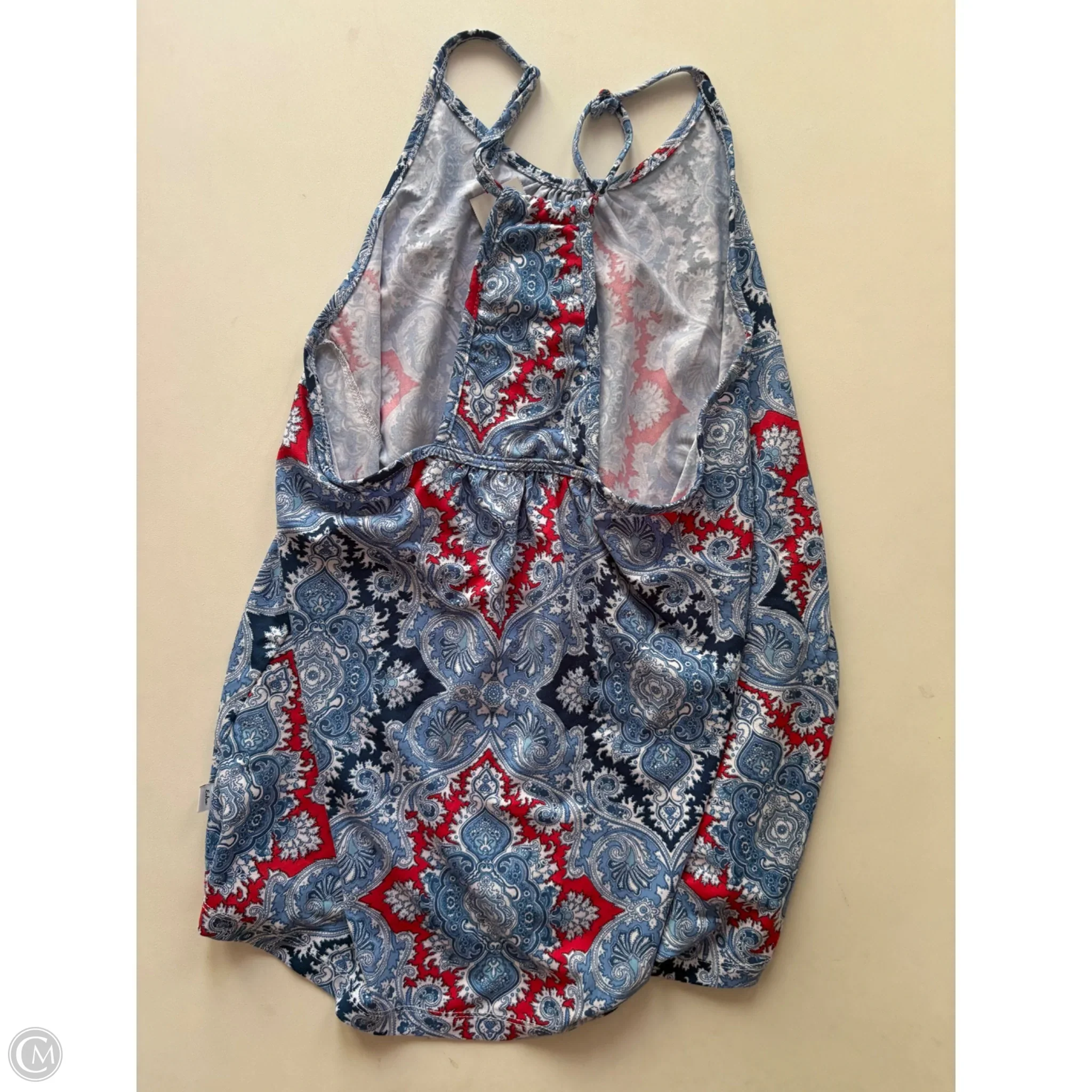 Tank Top By Echo In Blue & Red, Size: L - Image 2