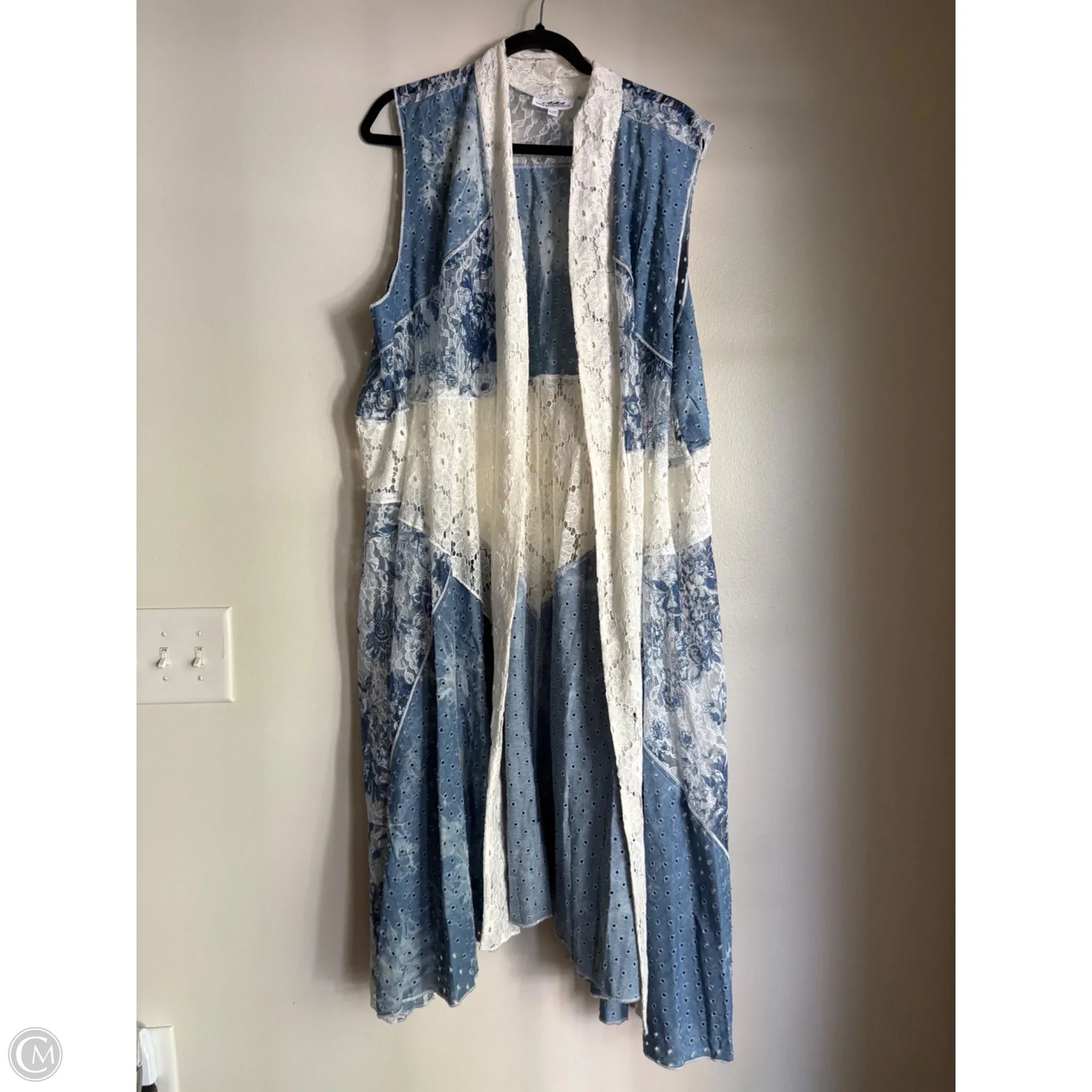 Kimono By Back in the Saddle In Blue, Size: Xl - Image 1