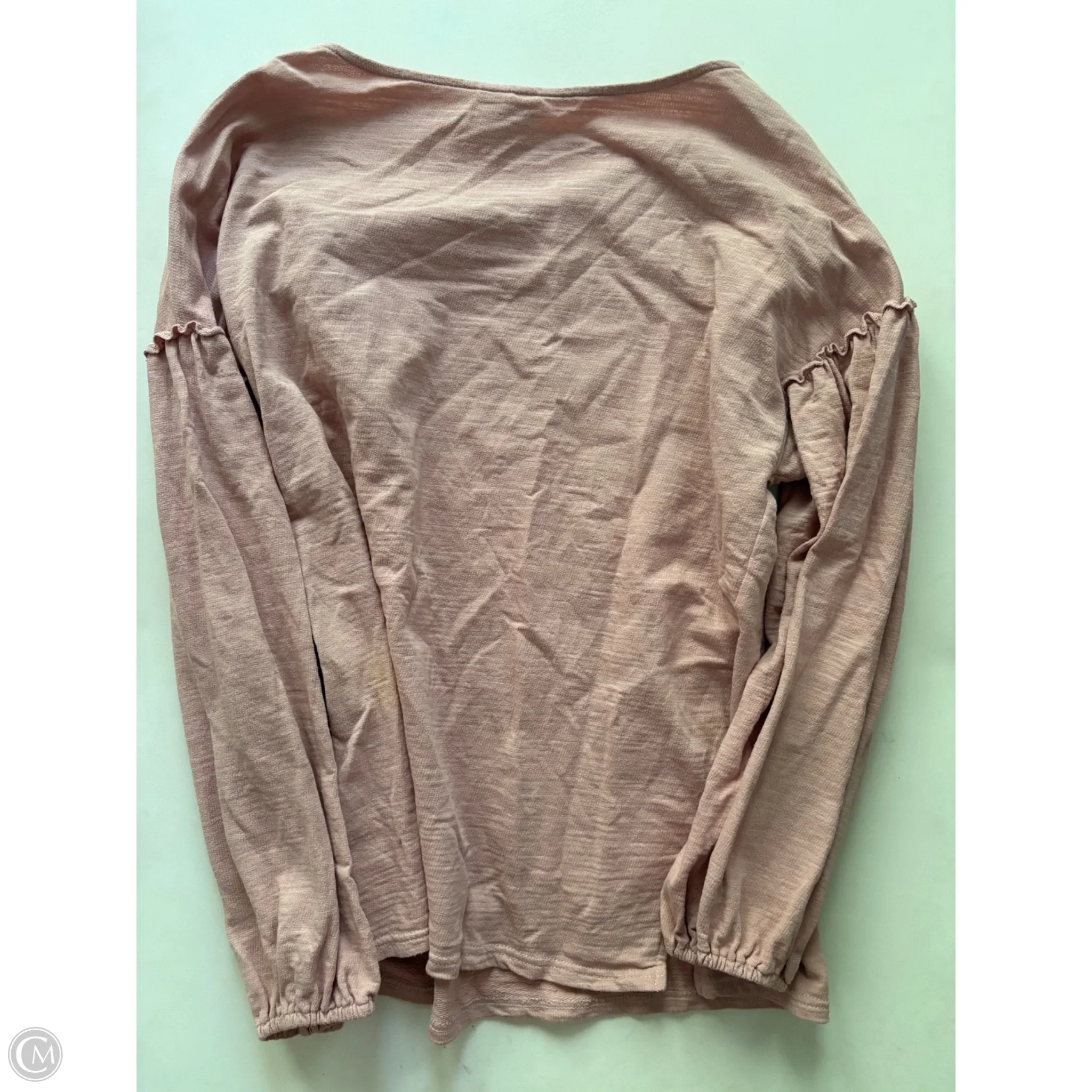 Top Long Sleeve By Simple In Pink, Size: 2x - Image 2