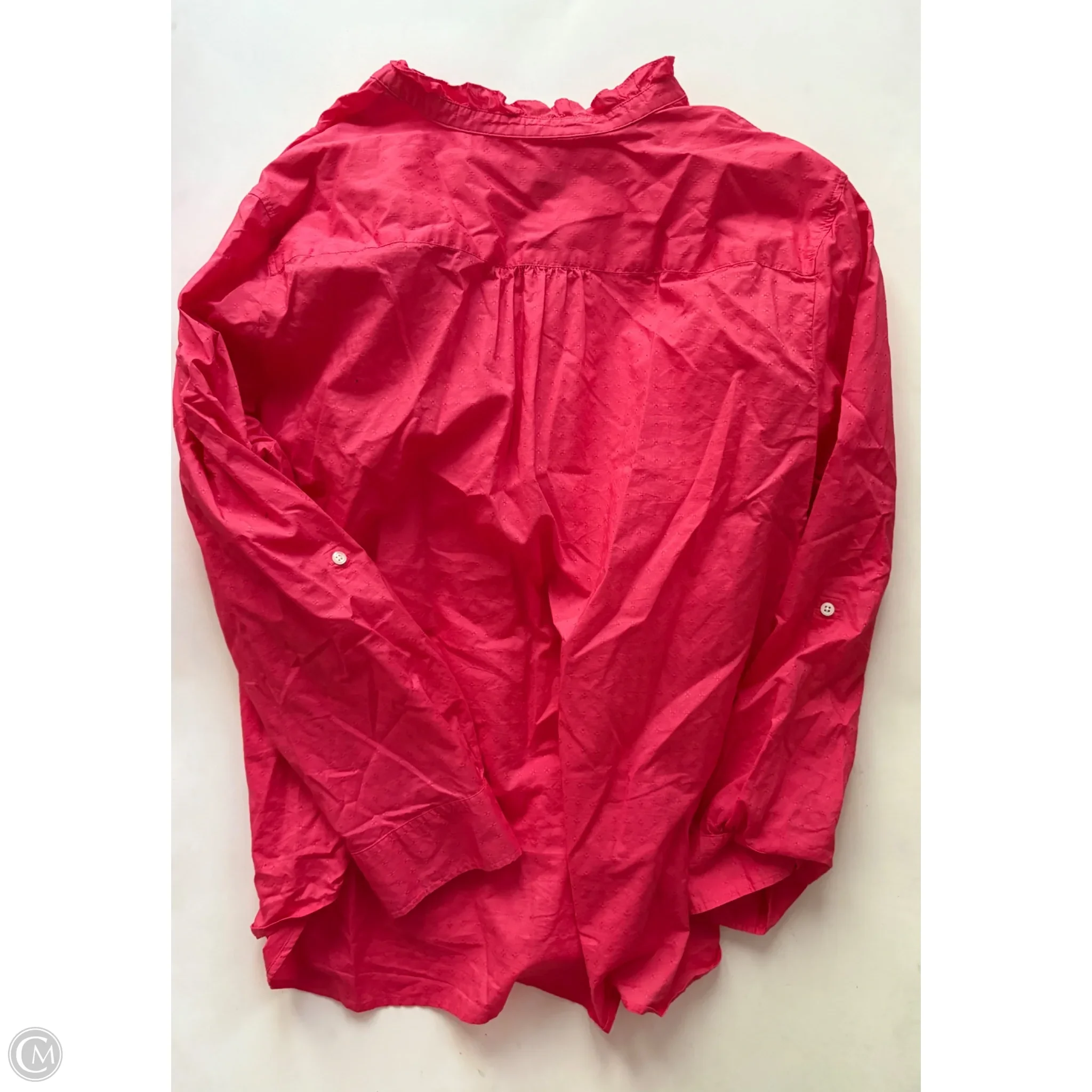 Top Long Sleeve By Talbots In Pink, Size: 3x - Image 2