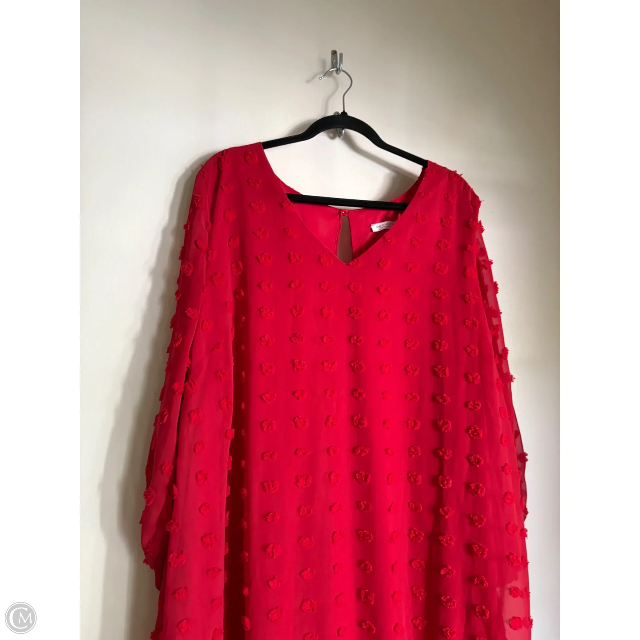 Dress Party Midi By Chicsoul In Red, Size: 3x - Image 3