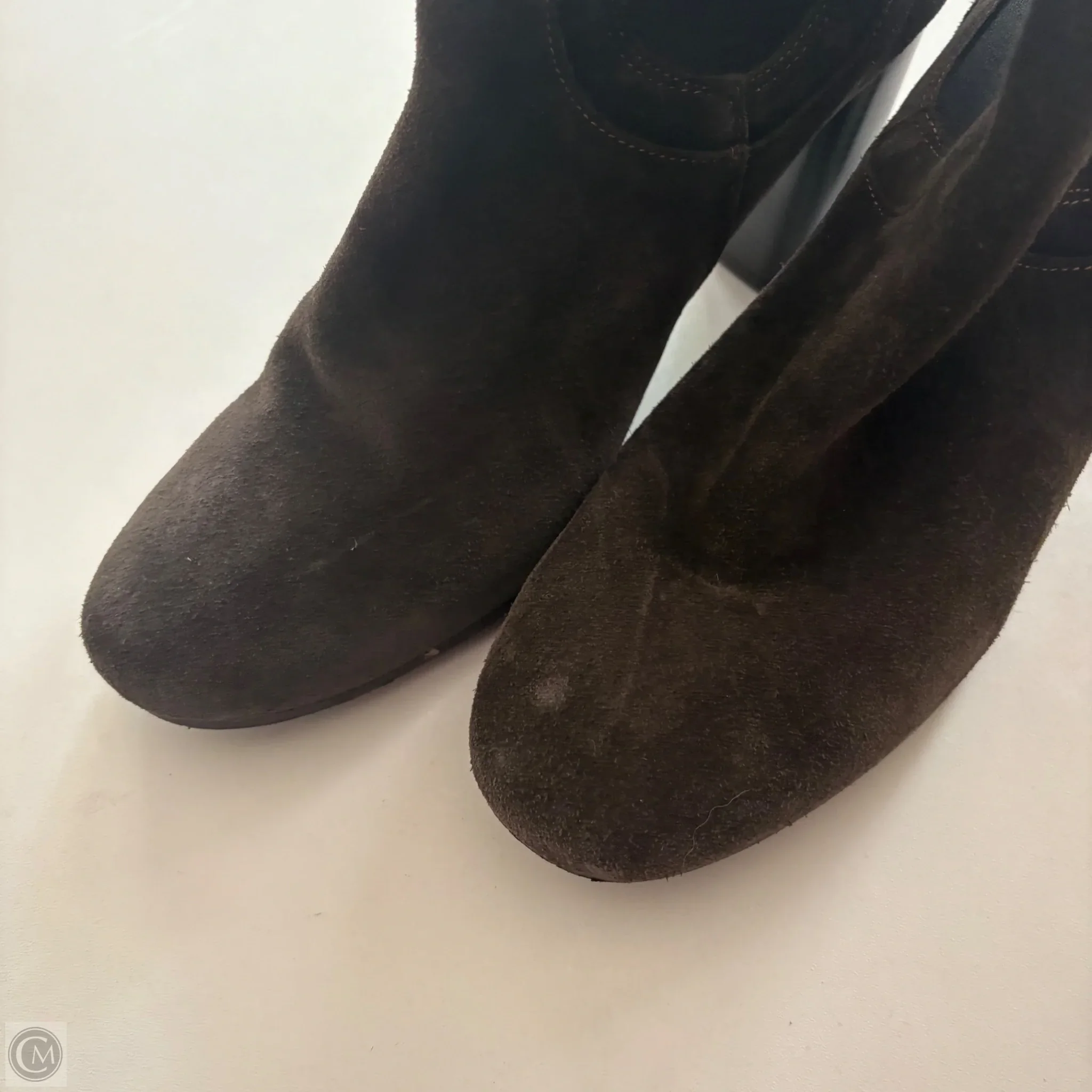 Boots Ankle Heels By Cmc In Brown, Size: 9.5 - Image 3