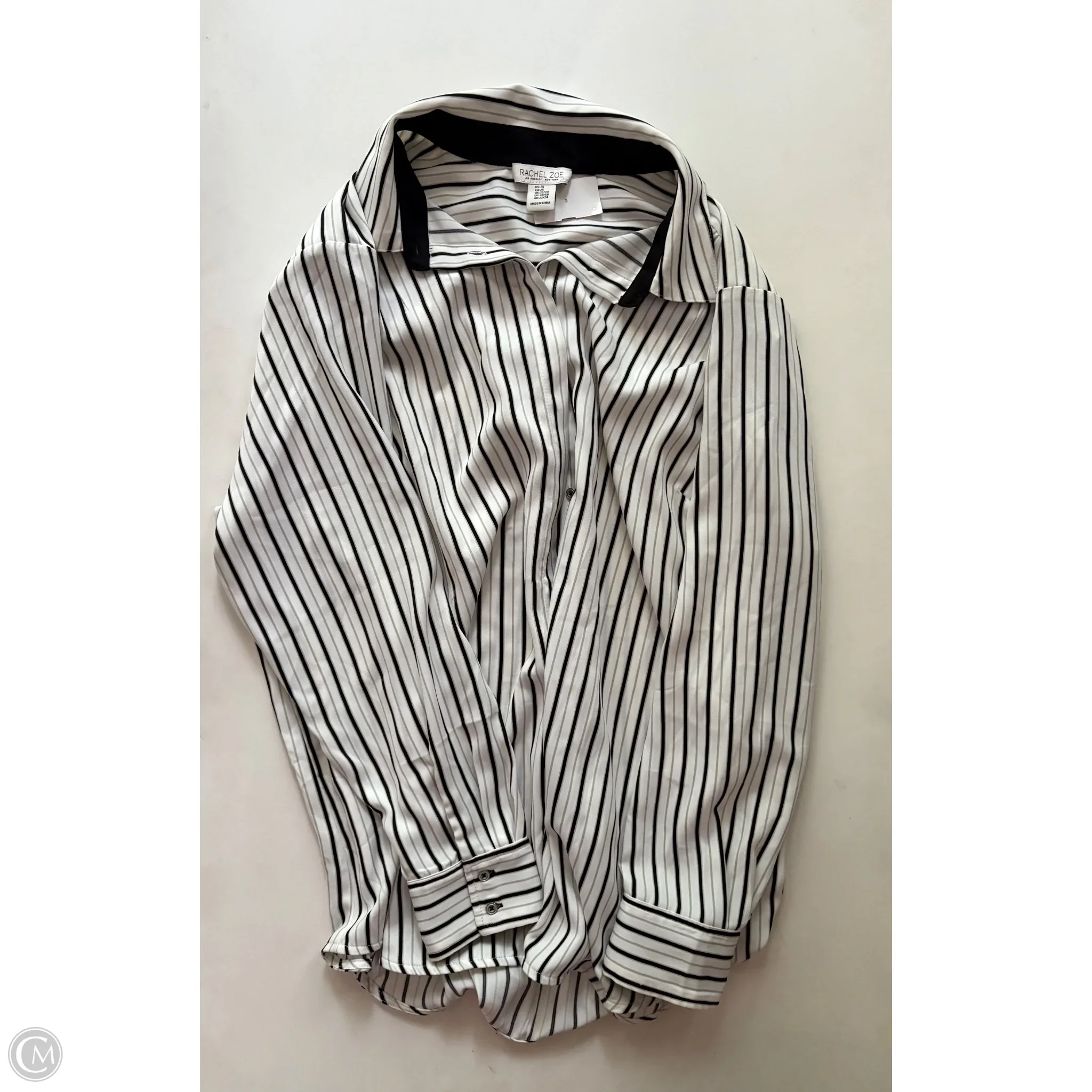 Top Long Sleeve By Rachel Zoe In Striped Pattern, Size: 2x - Image 1