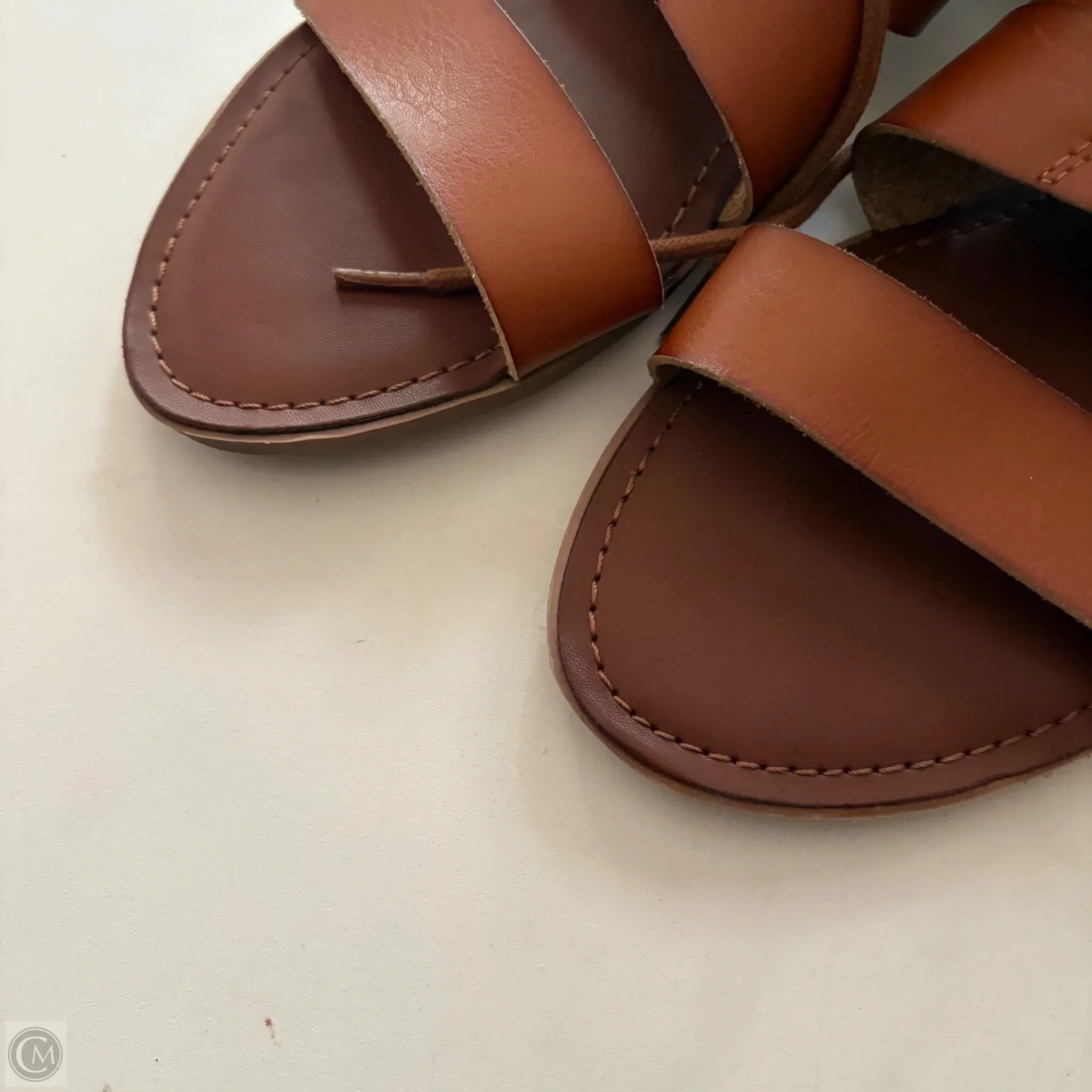 Sandals Heels Block By Rock And Candy In Brown, Size: 11 - Image 2