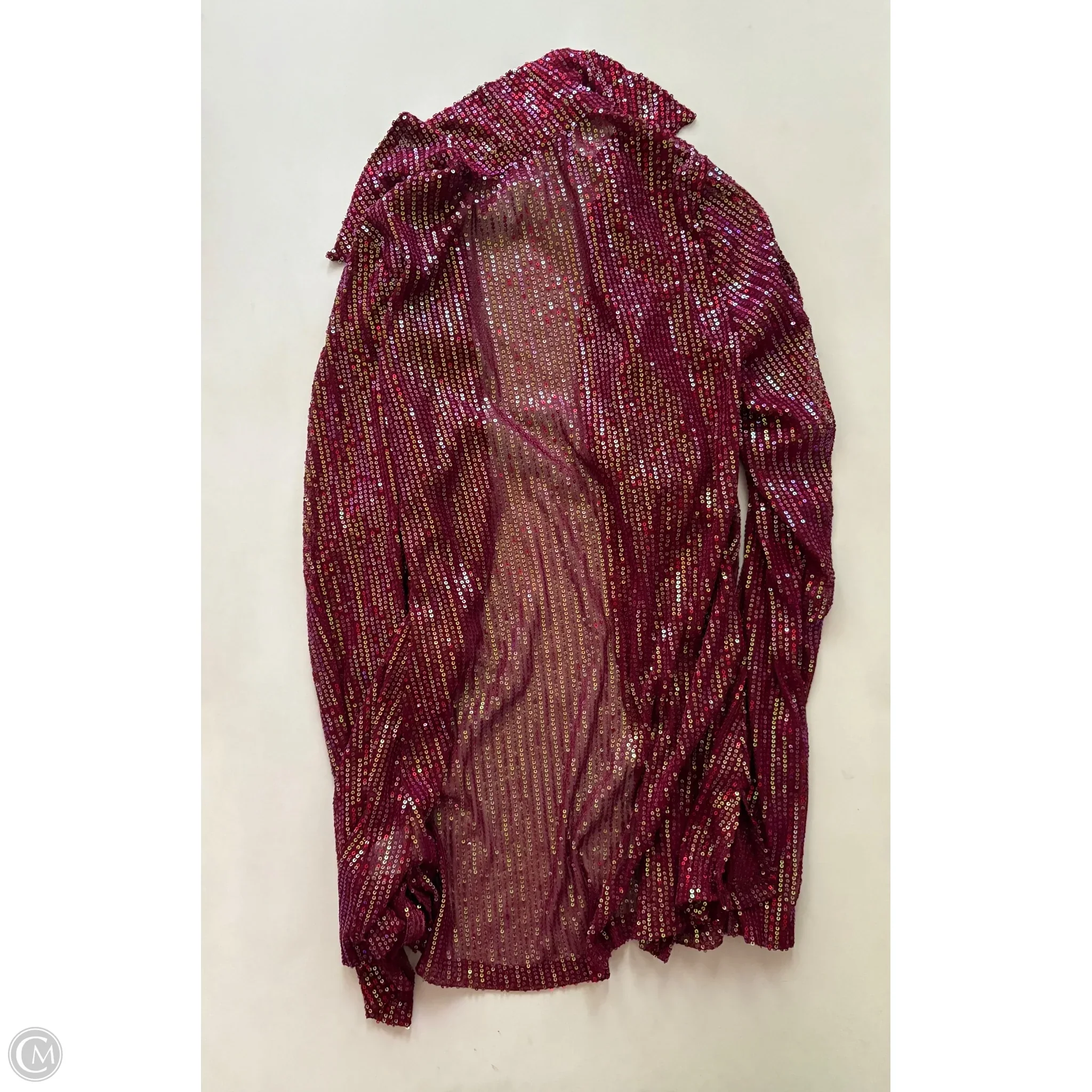 Blouse Long Sleeve By Free People In Red, Size: L - Image 2