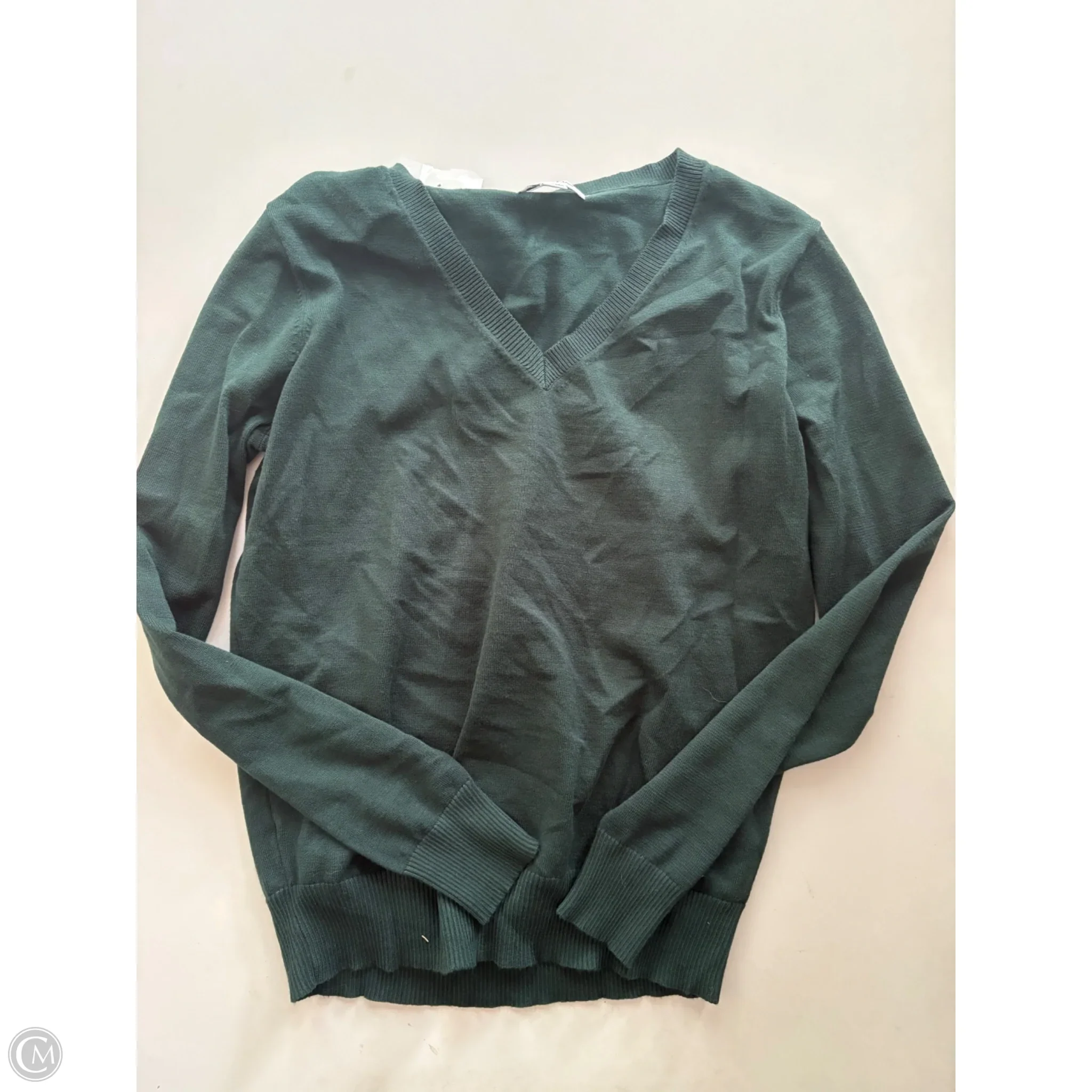 Sweater By Calvin Klein In Green, Size: S - Image 1