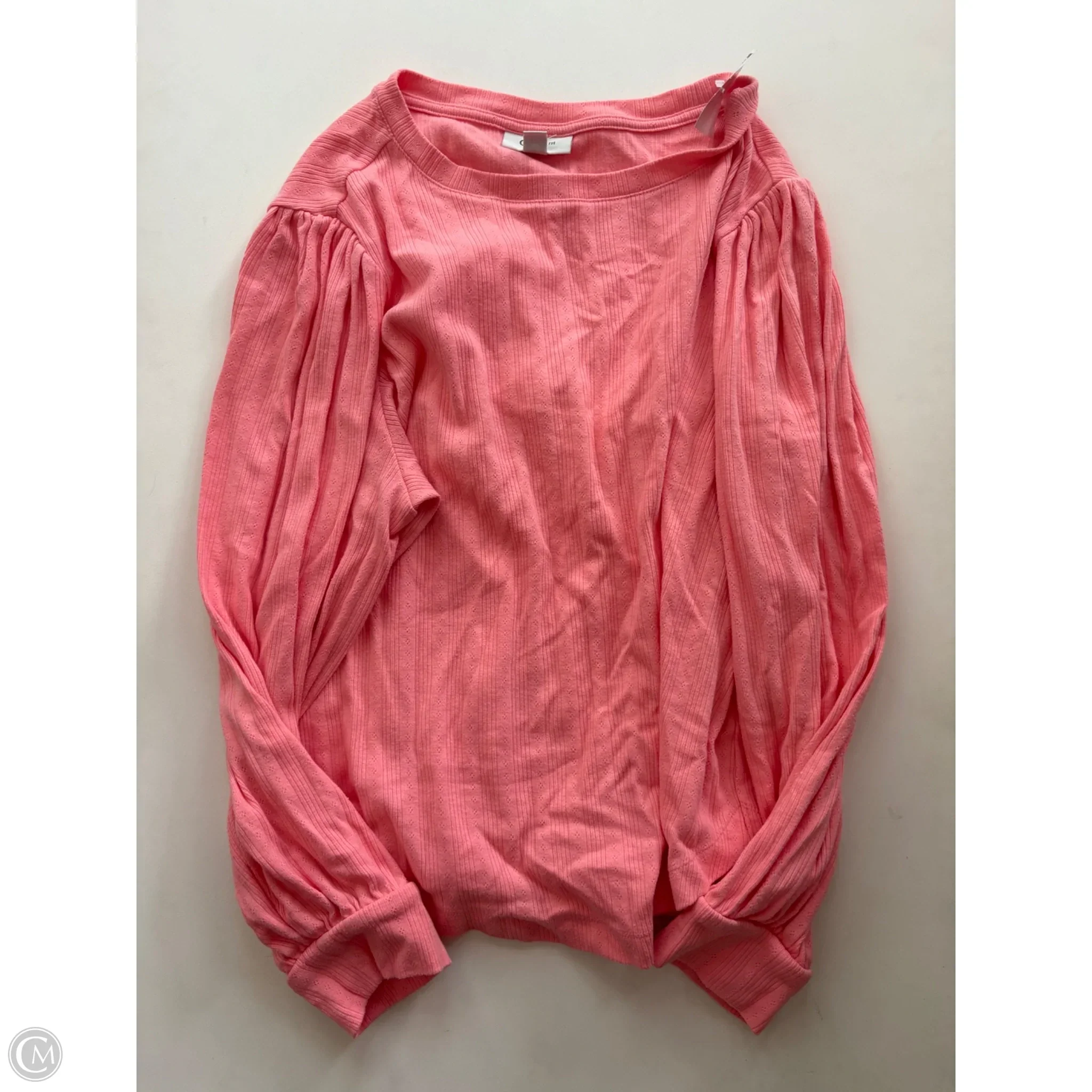 Top Long Sleeve By On 34th In Pink, Size: 2x - Image 1
