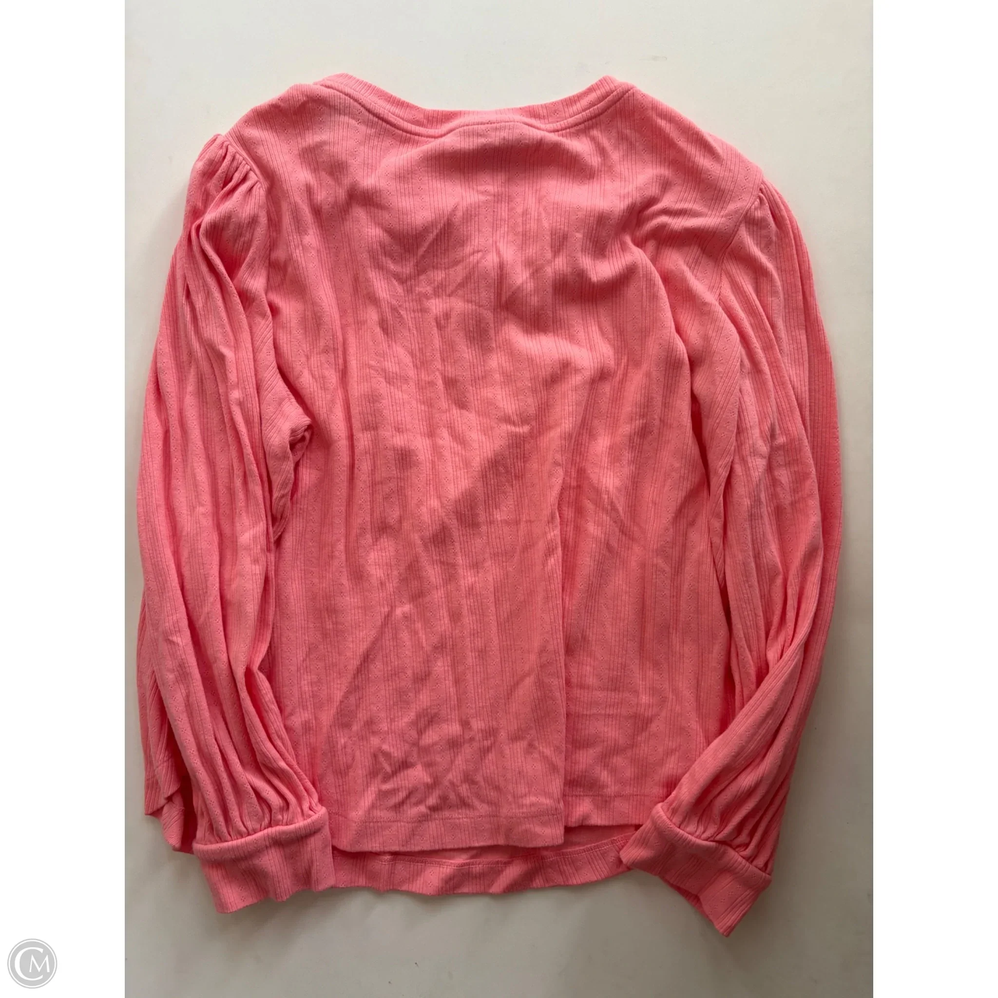 Top Long Sleeve By On 34th In Pink, Size: 2x - Image 2