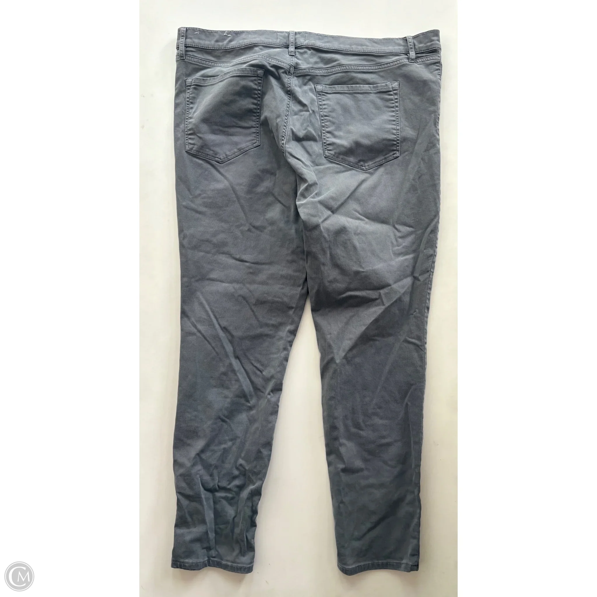 Jeans Straight By Loft In Grey, Size: 18 - Image 2
