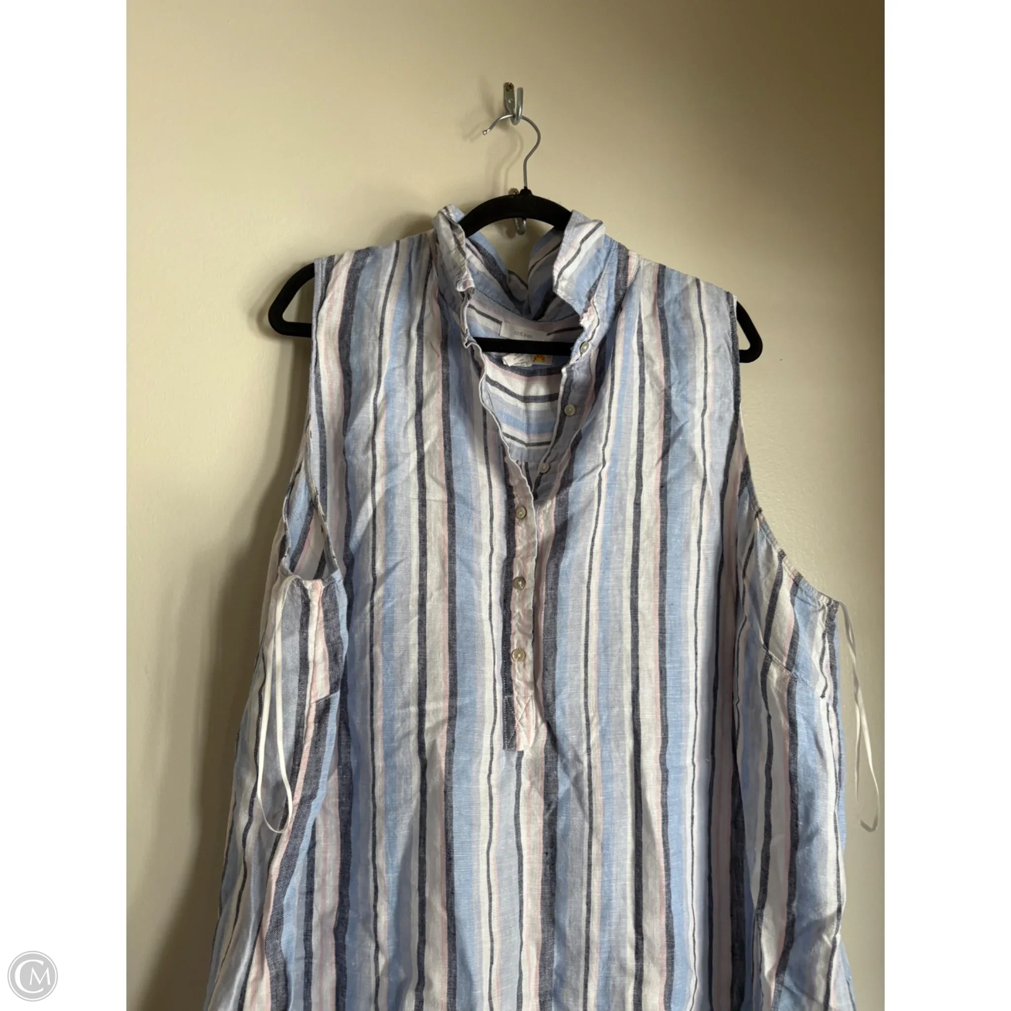 Dress Work By C And C In Striped Pattern, Size: 3x - Image 3