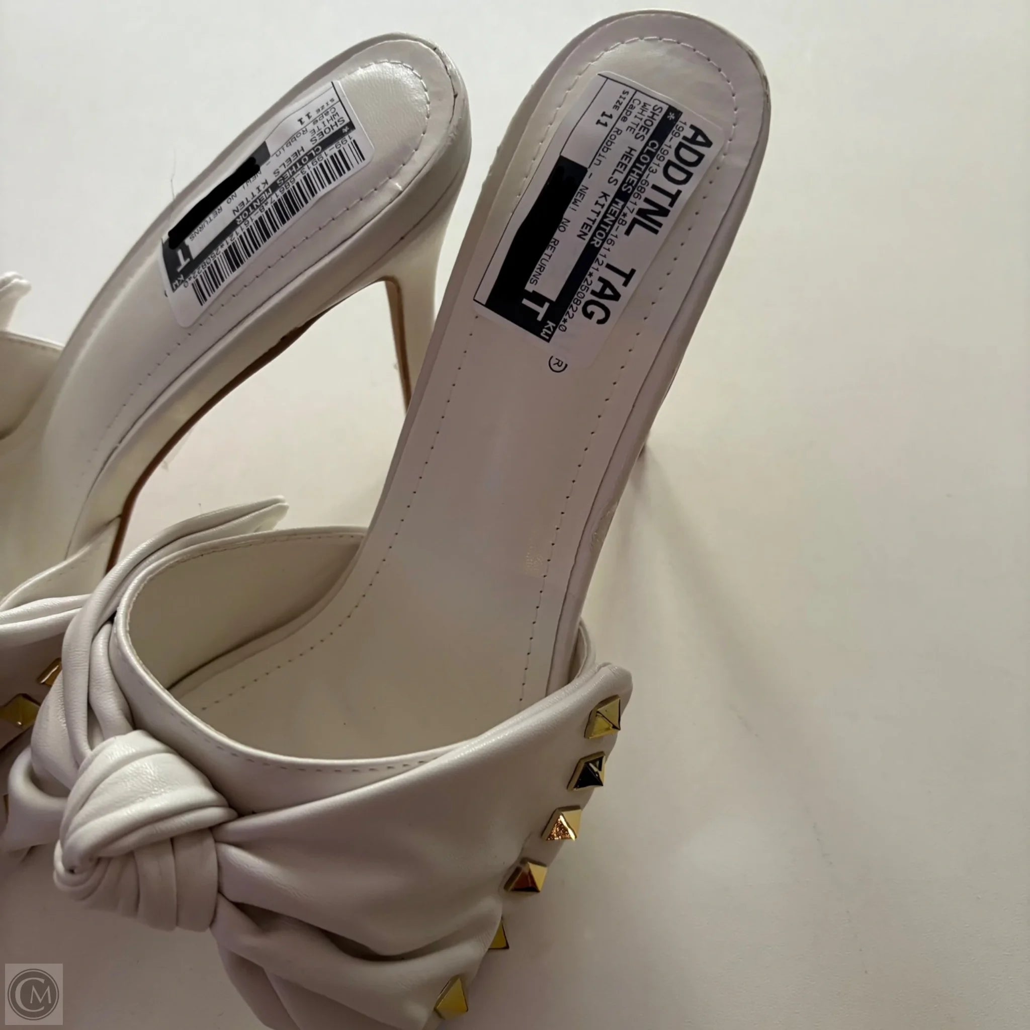 Shoes Heels Kitten By Cape Robbin In White, Size: 11 - Image 3