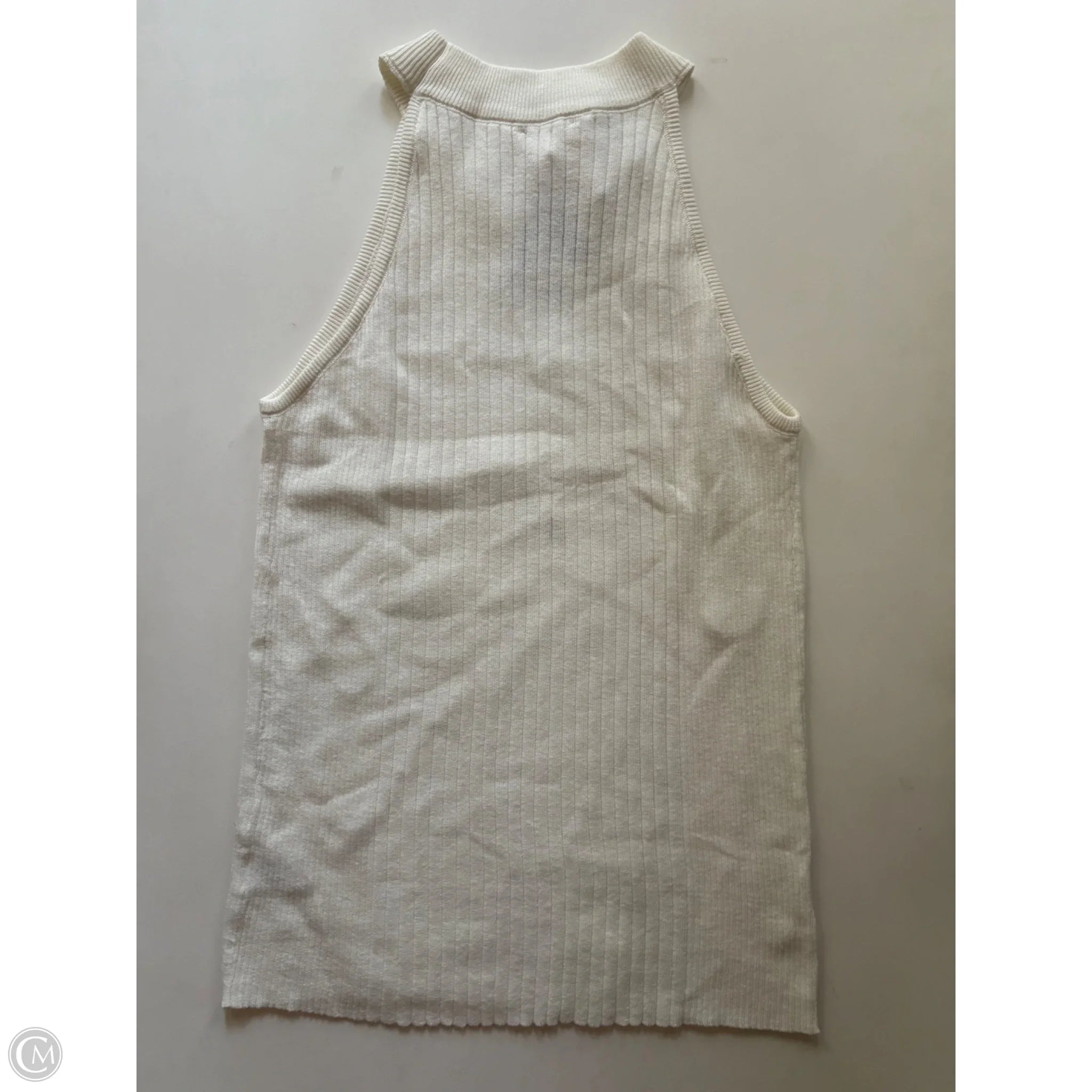 Sweater Short Sleeve By Eesome In Cream, Size: M - Image 2