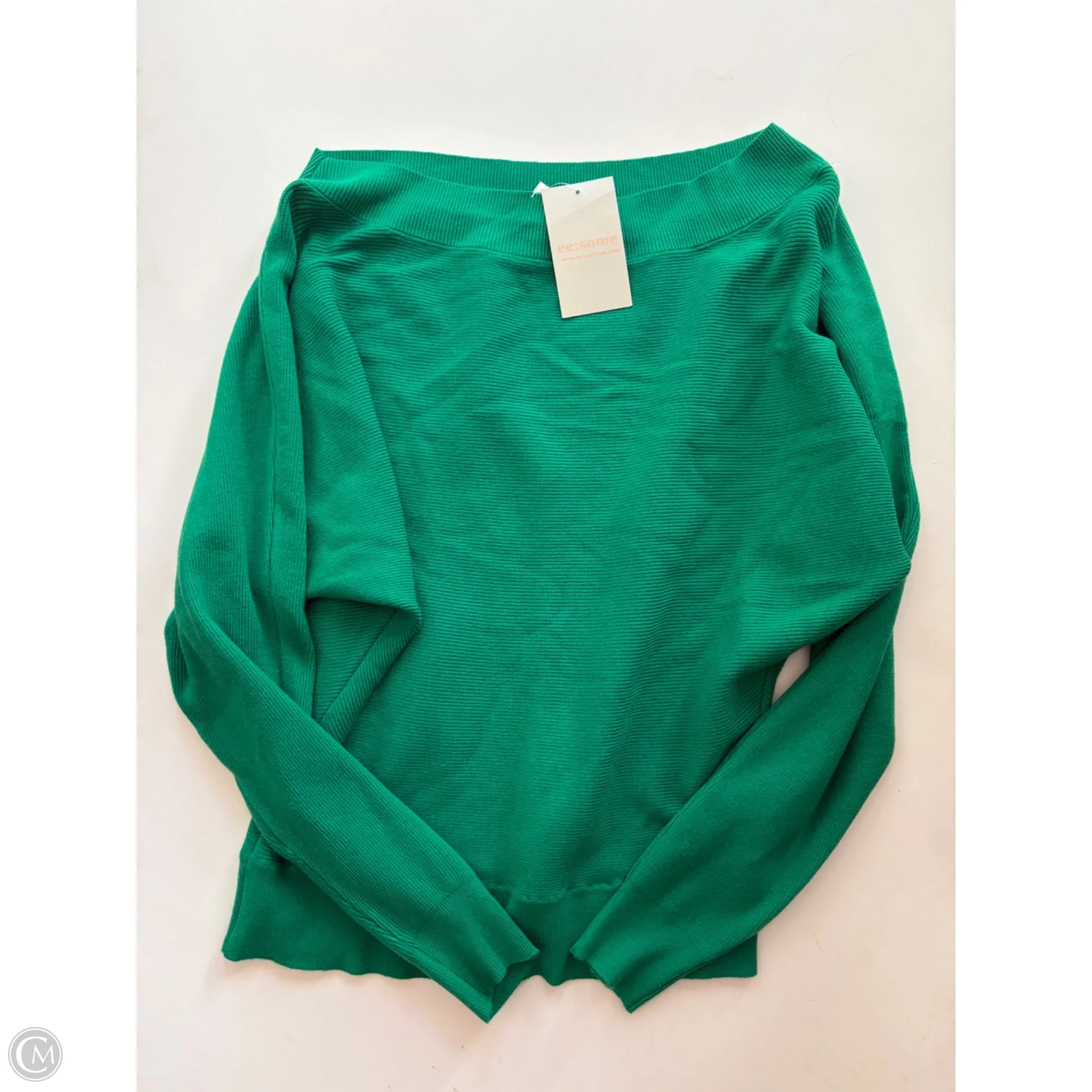 Sweater By Ee Some In Green, Size: S - Image 1