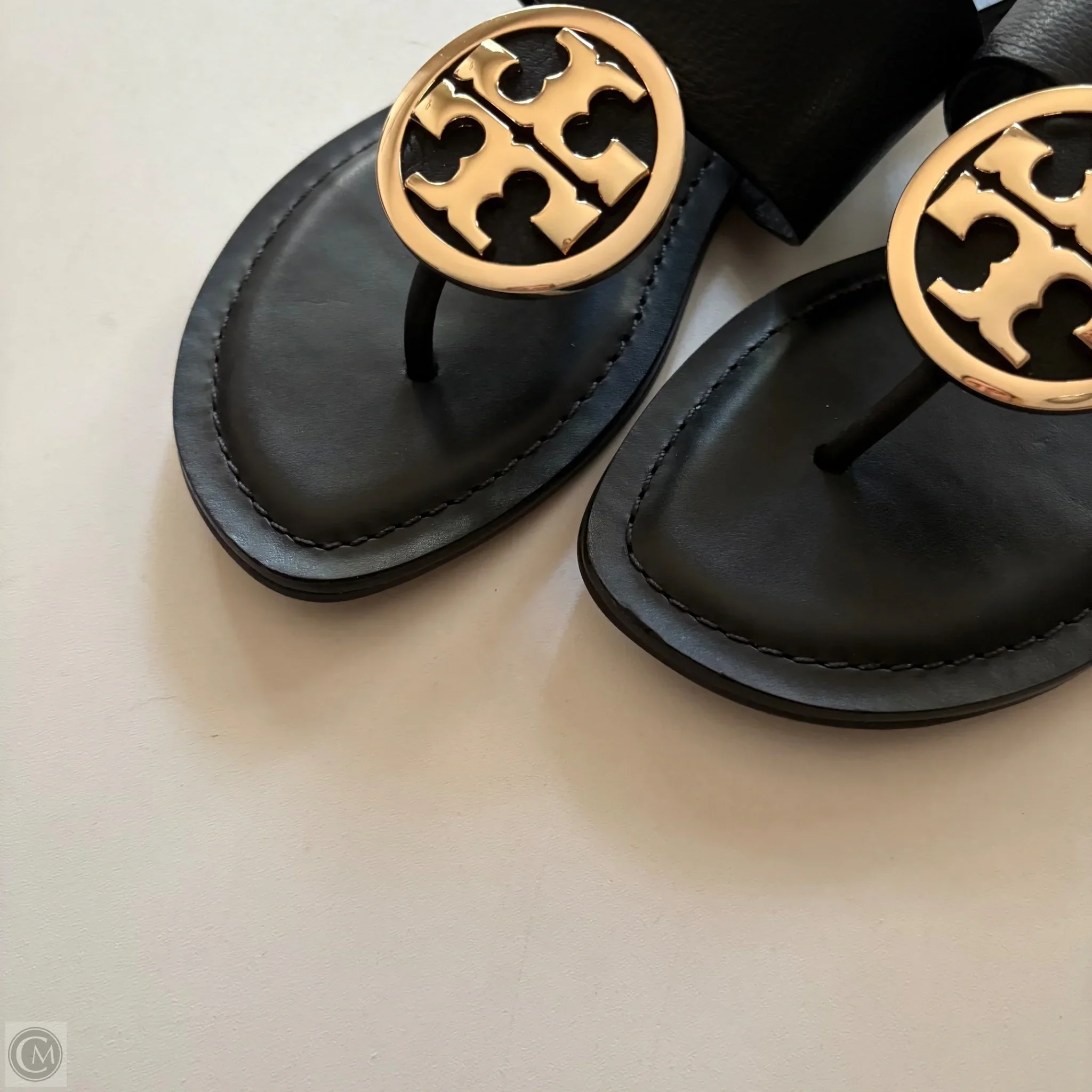Sandals Designer By Tory Burch In Black, Size: 6.5 - Image 2