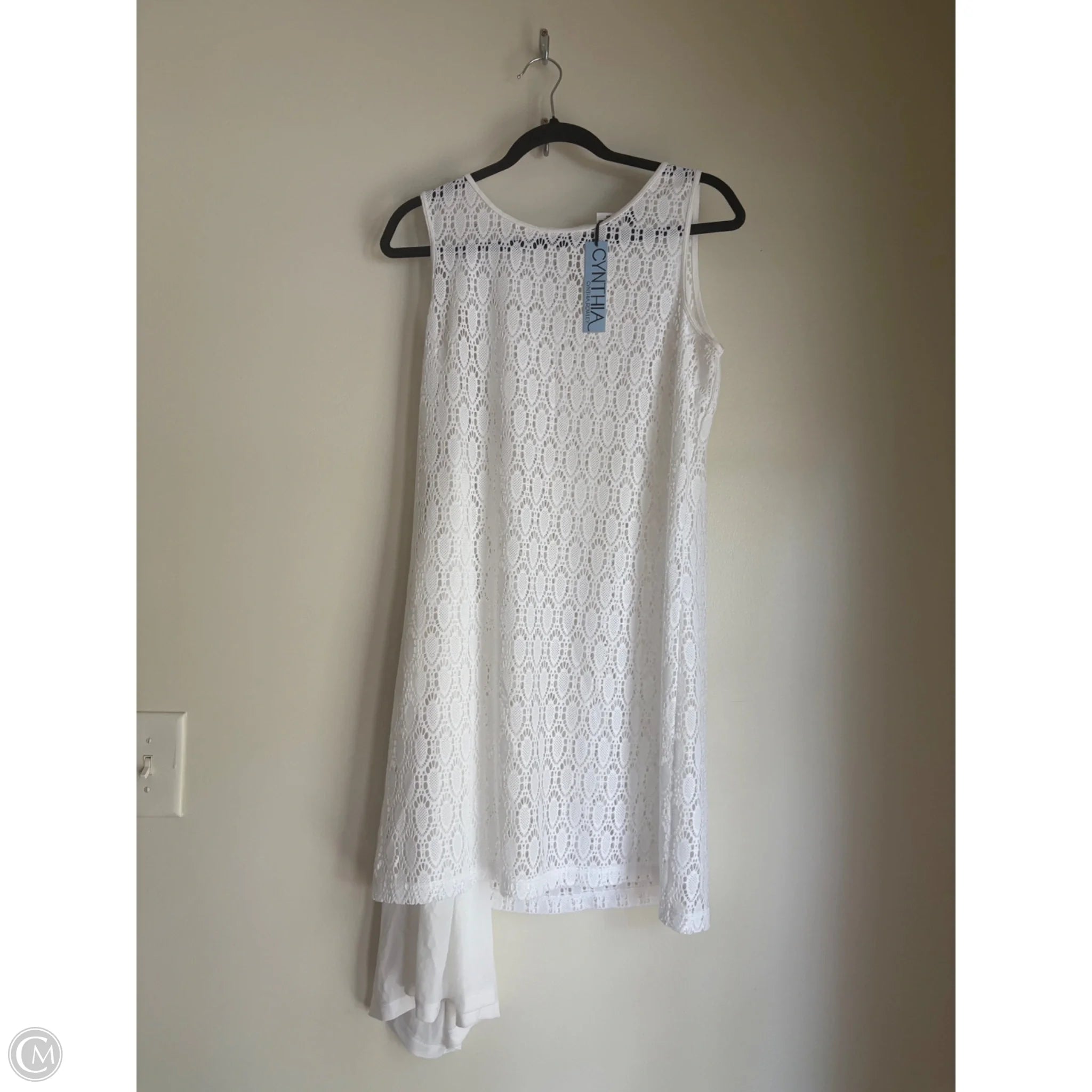 Dress Casual Midi By Cynthia Rowley In White, Size: M - Image 1