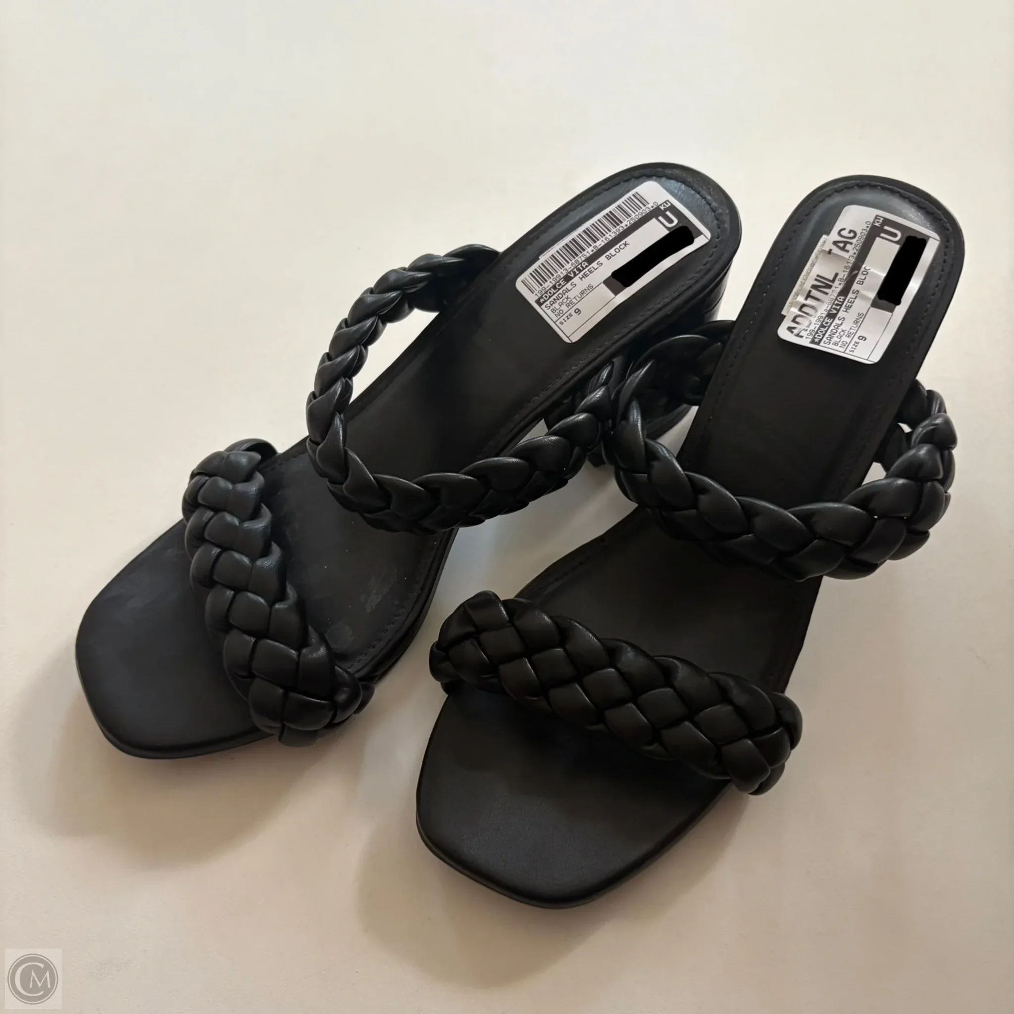 Sandals Heels Block By Dolce Vita In Black, Size: 9 - Image 1