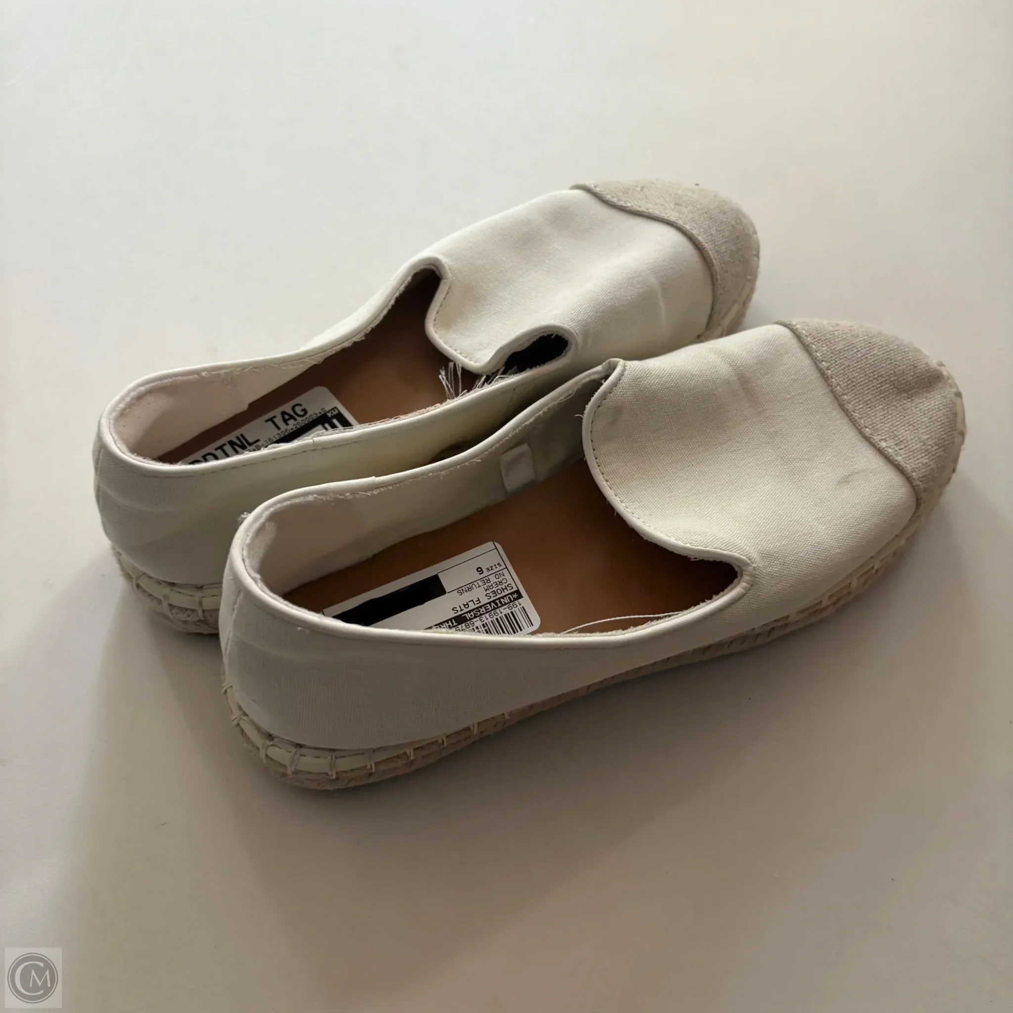 Shoes Flats By Universal Thread In Cream, Size: 6 - Image 2