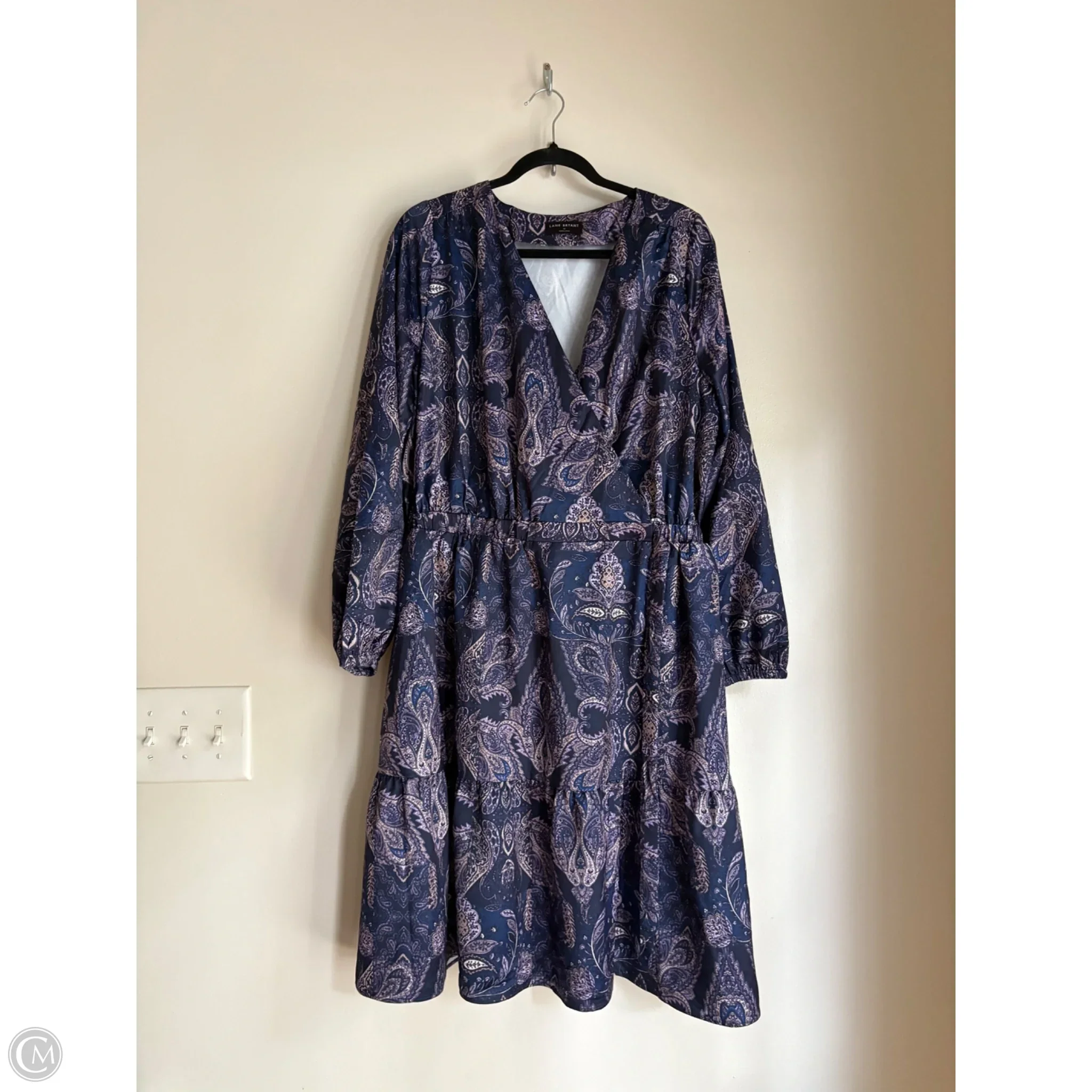 Dress Work By Lane Bryant In Multi-colored, Size: L - Image 1