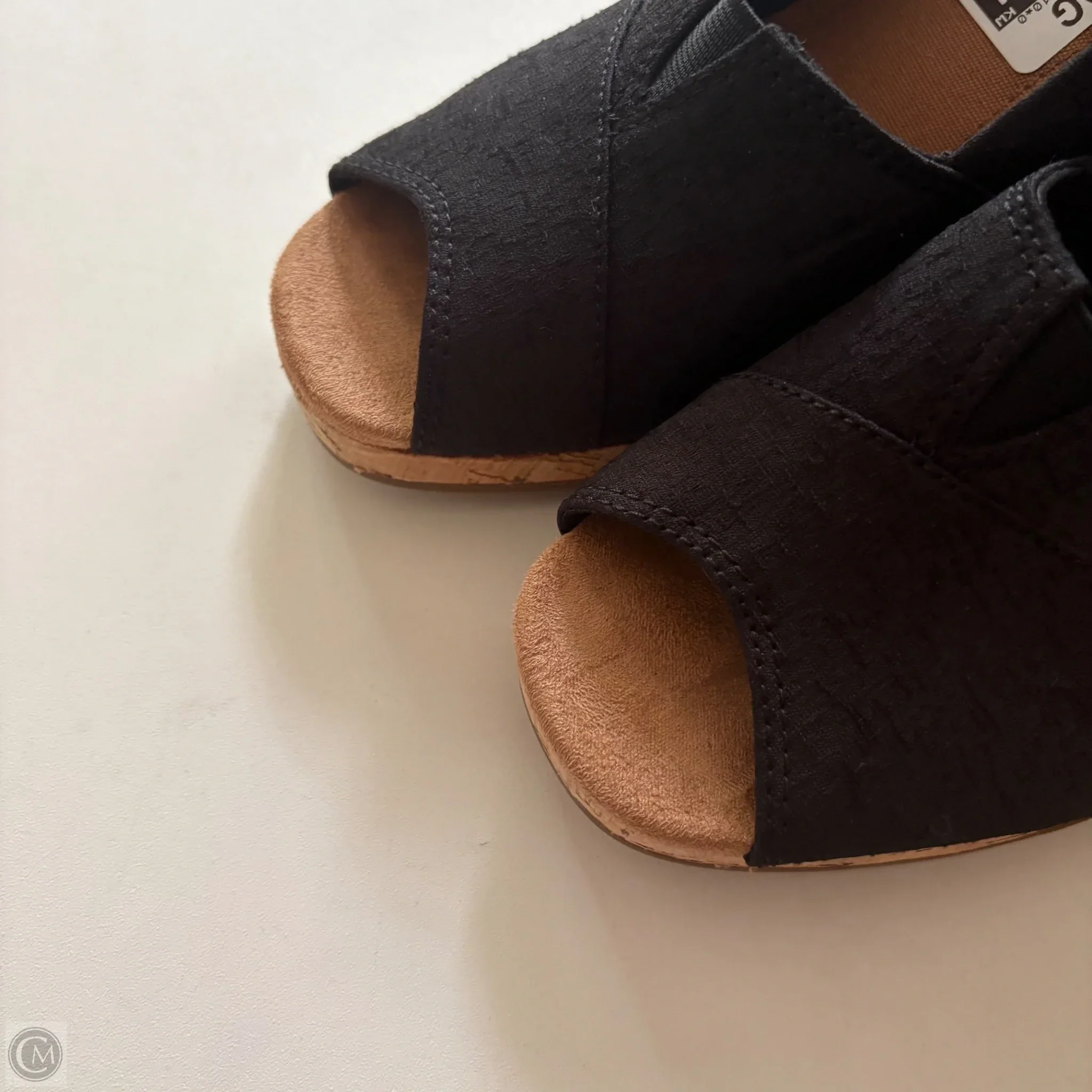 Shoes Heels Wedge By Toms In Black, Size: 9 - Image 3