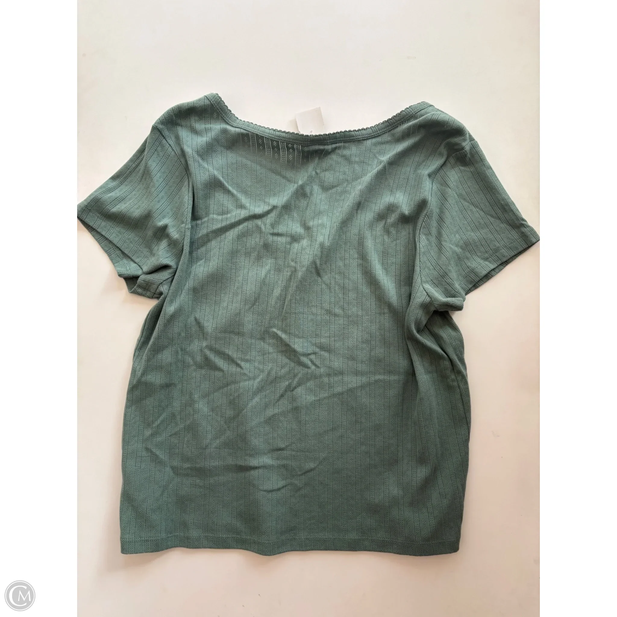 Top Short Sleeve By Old Navy In Green, Size: 2x - Image 2