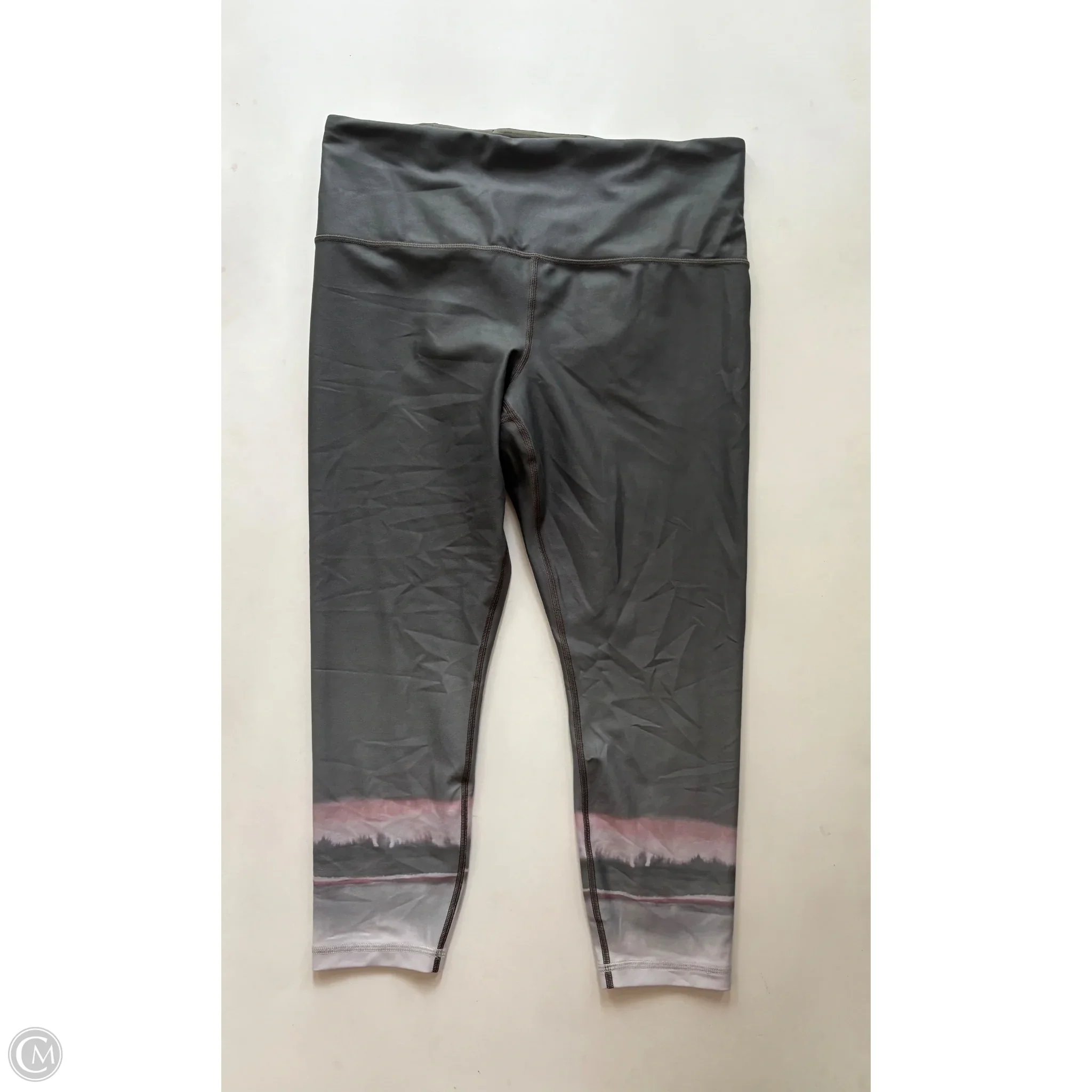 Athletic Leggings By Athleta In Green, Size: M