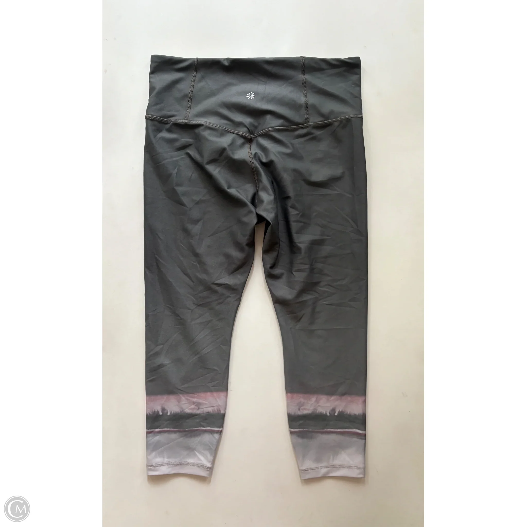 Athletic Leggings By Athleta In Green, Size: M - Image 2