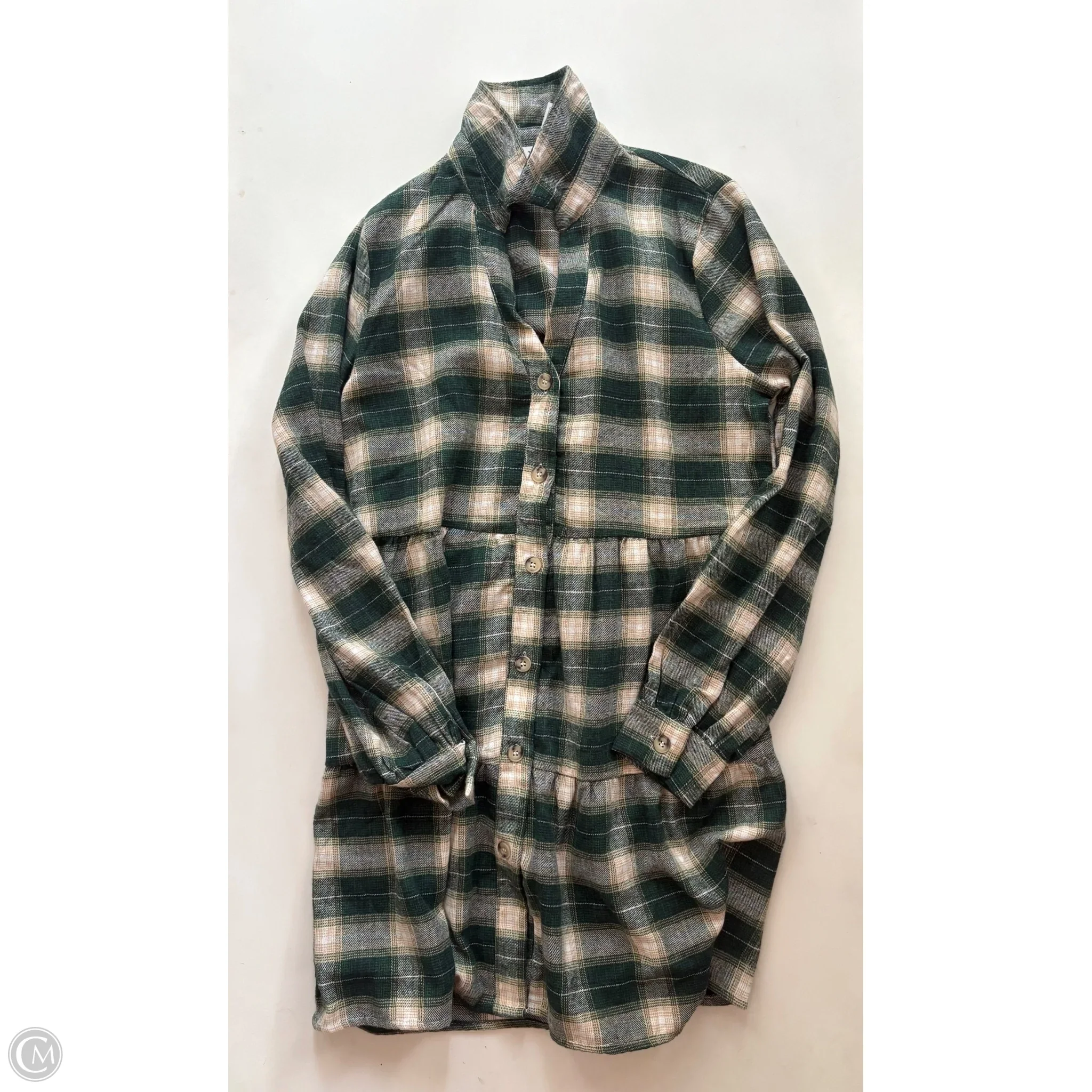 Dress Casual Midi By Hyfve In Plaid Pattern, Size: S - Image 1