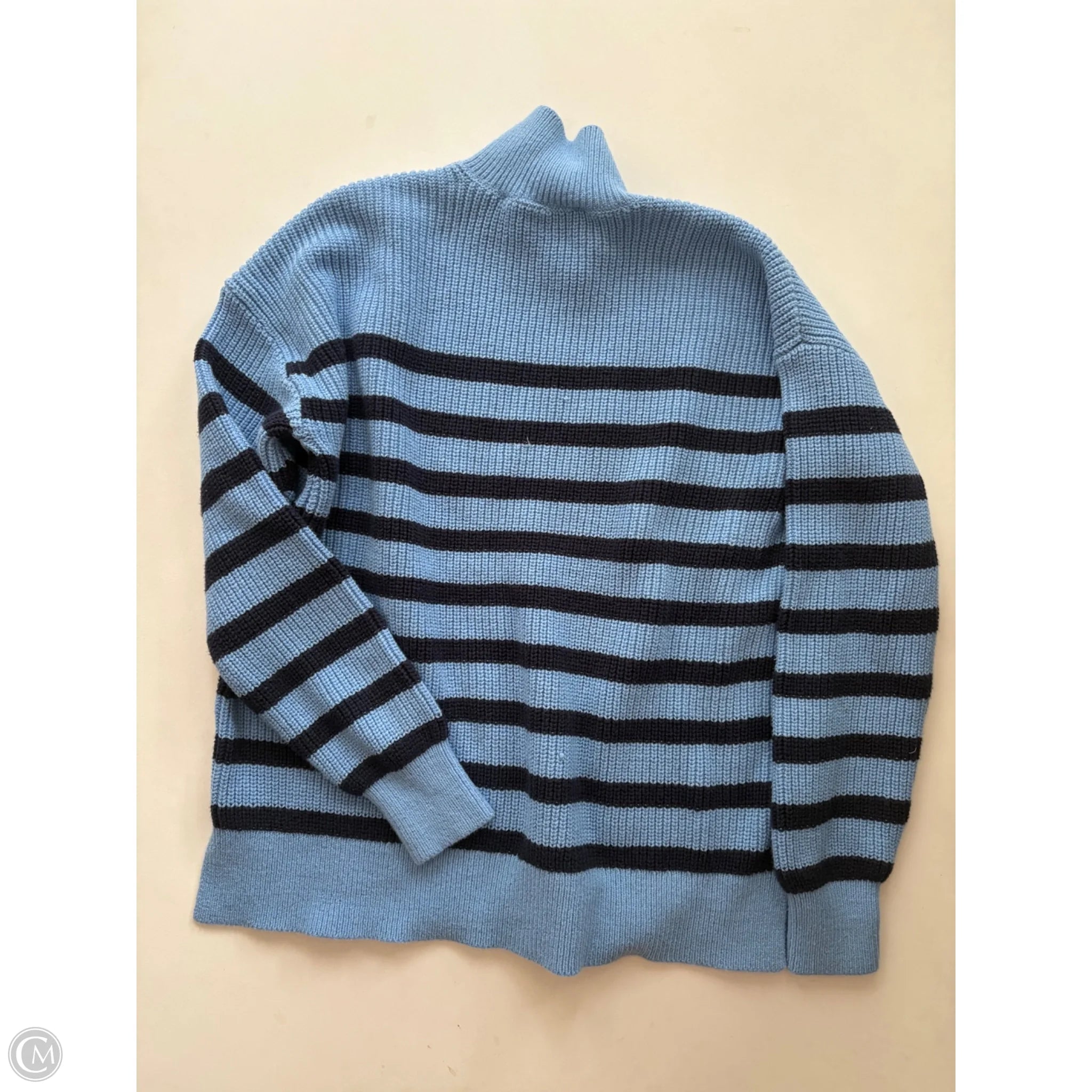 Sweater By Loft In Striped Pattern, Size: Xs - Image 2