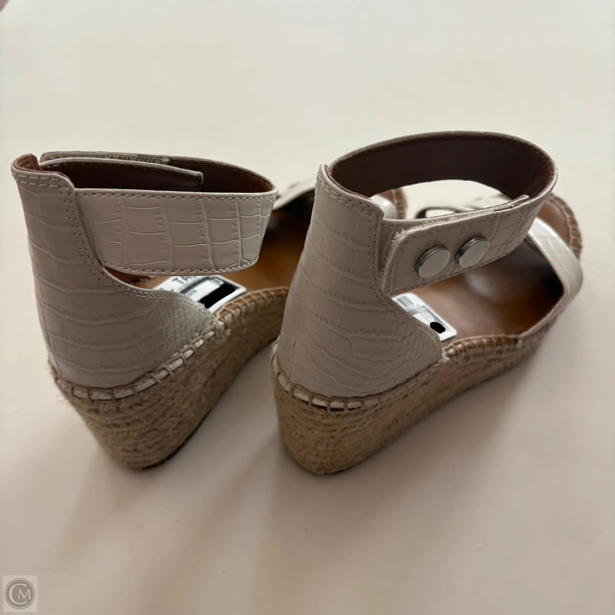 Sandals Heels Wedge By Franco Sarto In White, Size: 6 - Image 2