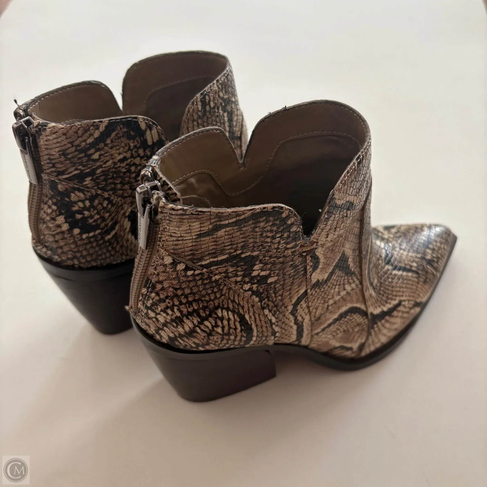 Boots Ankle Heels By Vince Camuto In Animal Print, Size: 6.5 - Image 2