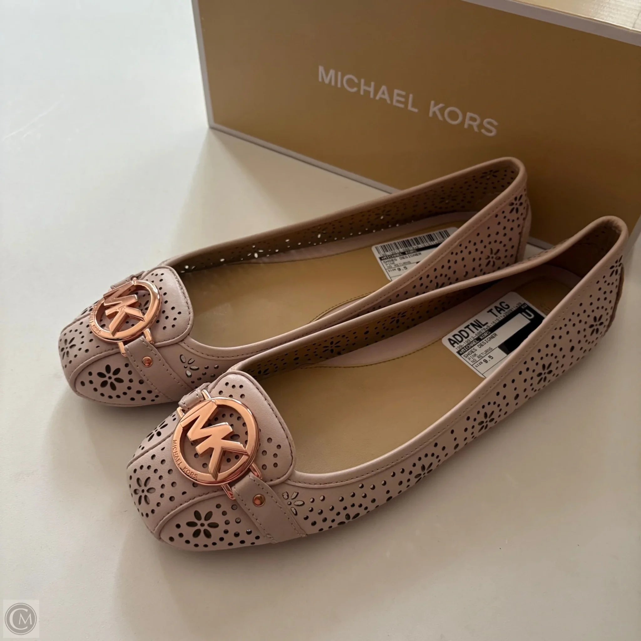 Shoes Designer By Michael Kors In Pink, Size: 9.5 - Image 1