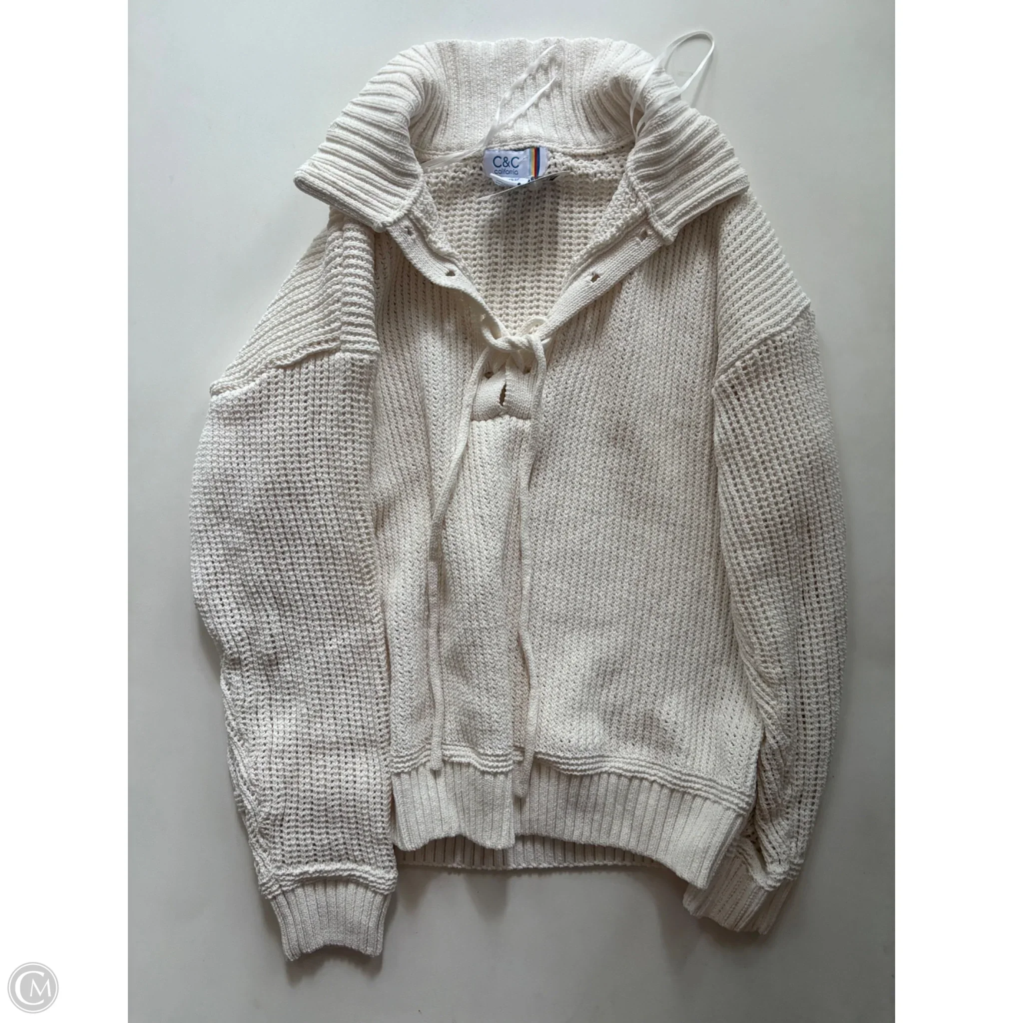 Sweater By C And C In Cream, Size: S - Image 1