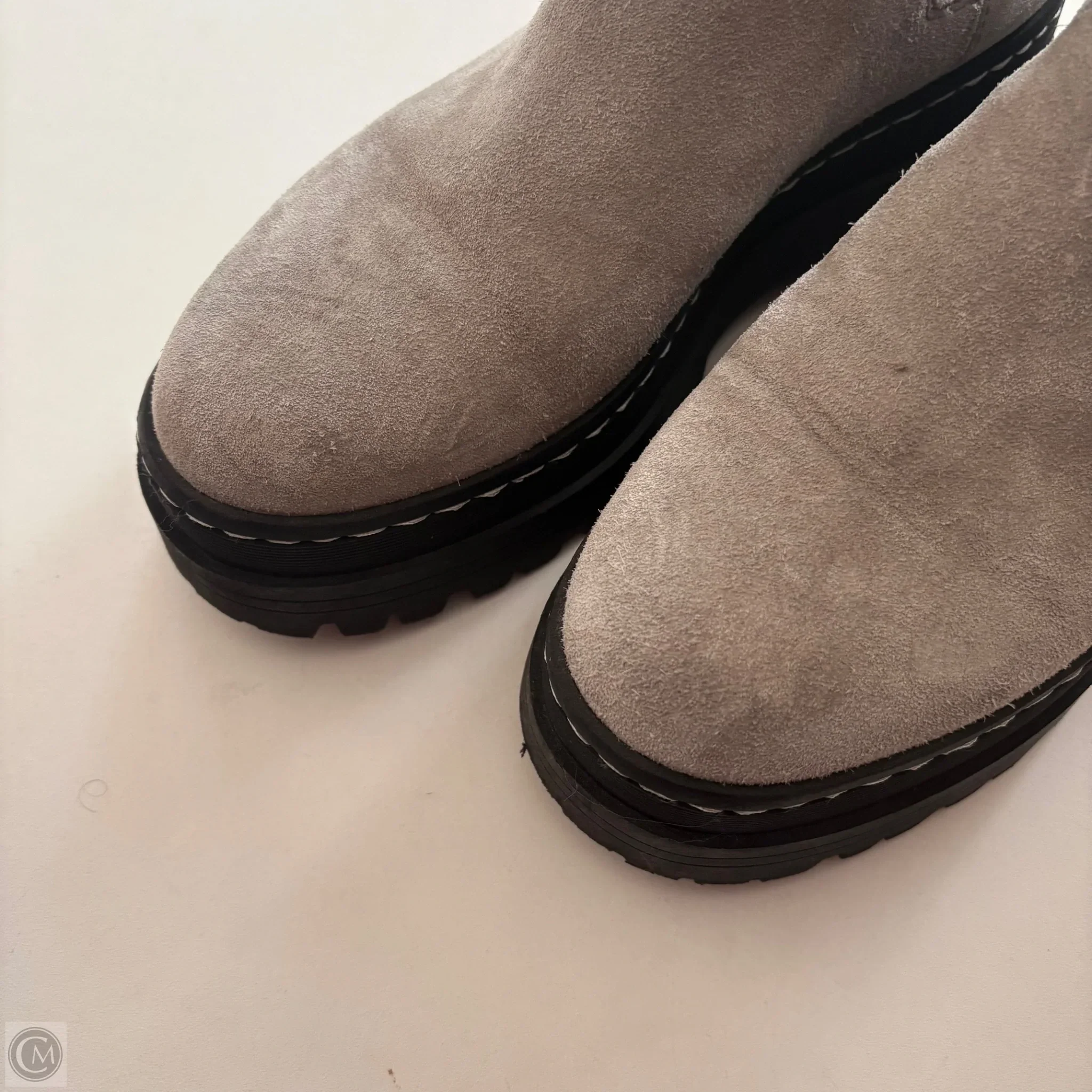 Boots Ankle Heels By Marc Fisher In Grey, Size: 9 - Image 3
