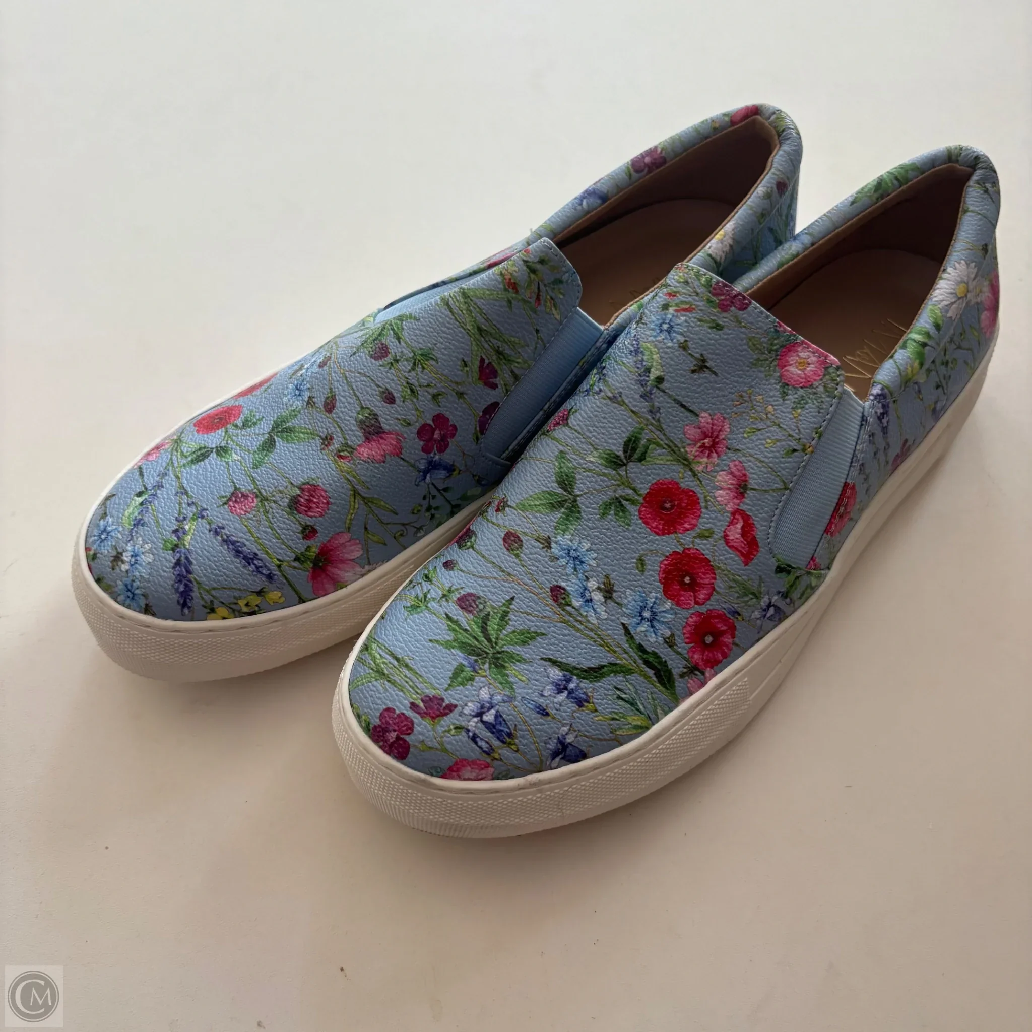 Shoes Flats By Iman Hsn In Floral Print, Size: 10 - Image 1
