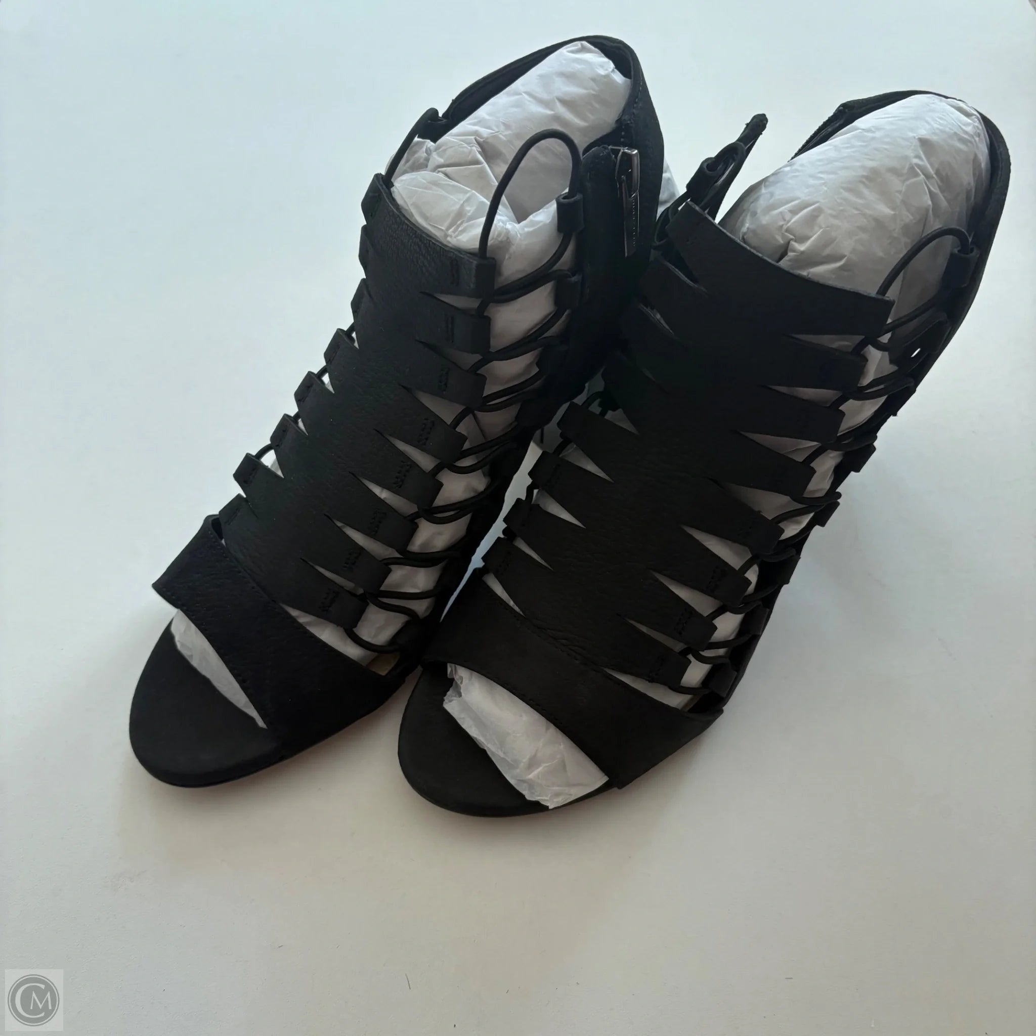 Sandals Heels Block By Vince Camuto In Black, Size: 9.5 - Image 1