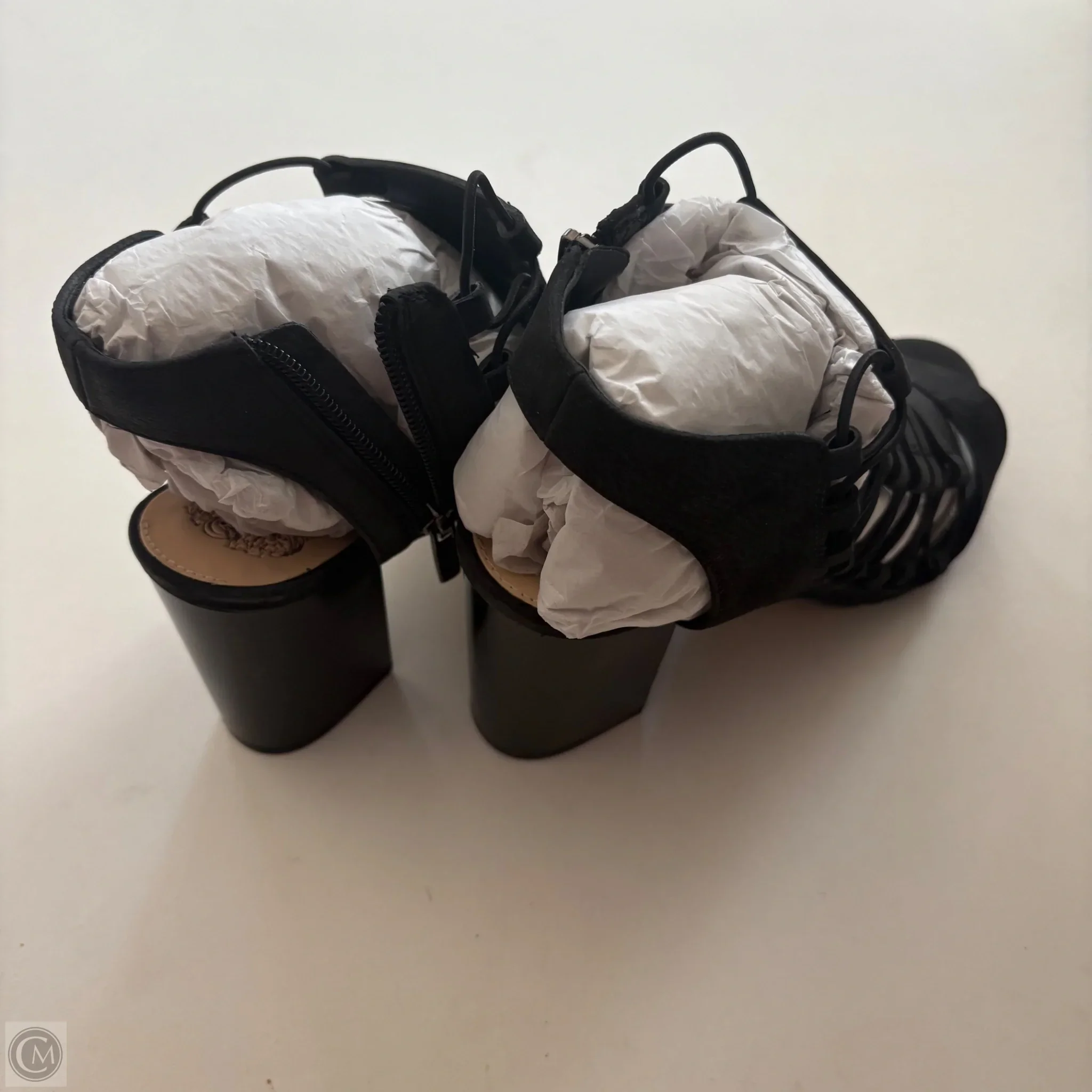 Sandals Heels Block By Vince Camuto In Black, Size: 9.5 - Image 2
