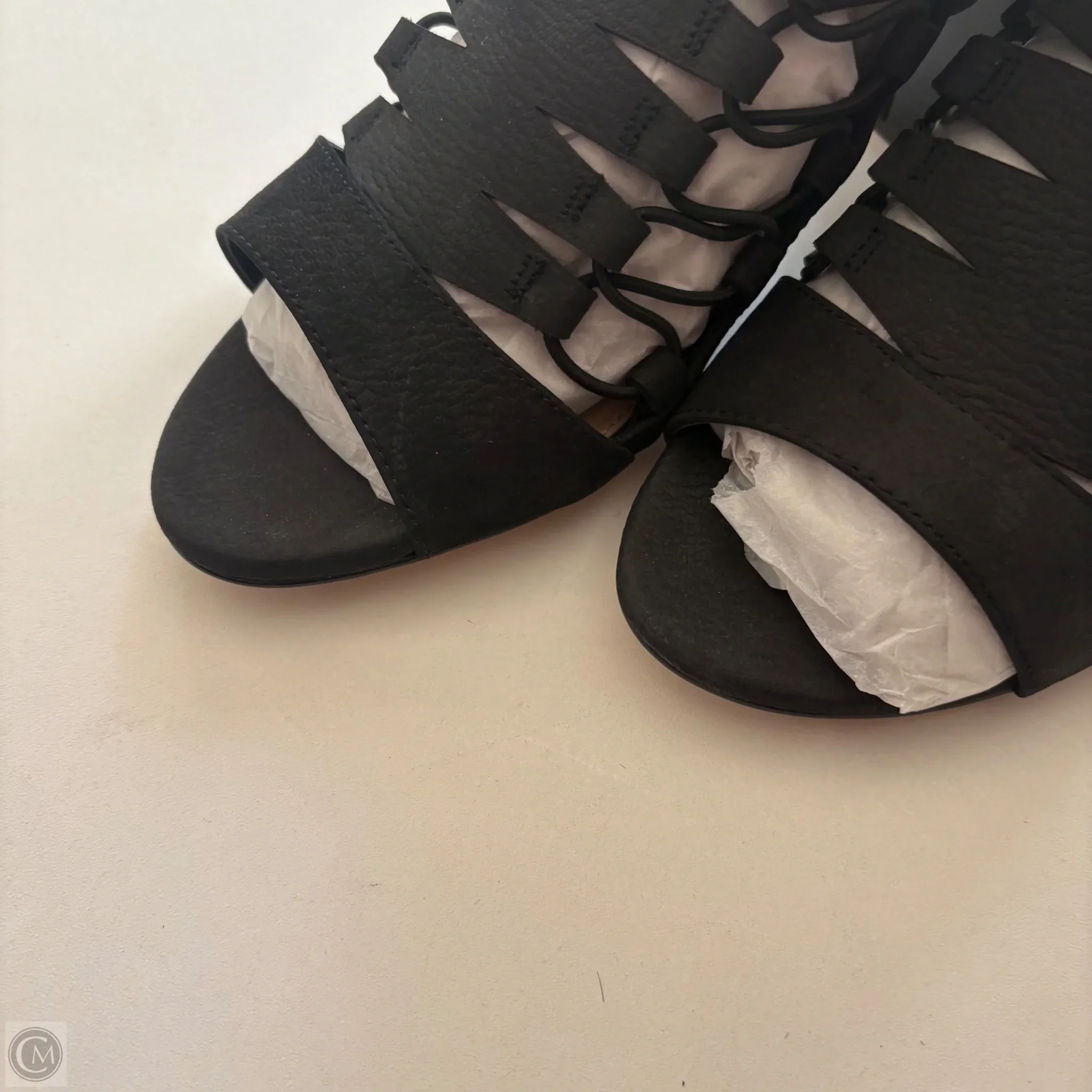 Sandals Heels Block By Vince Camuto In Black, Size: 9.5 - Image 3