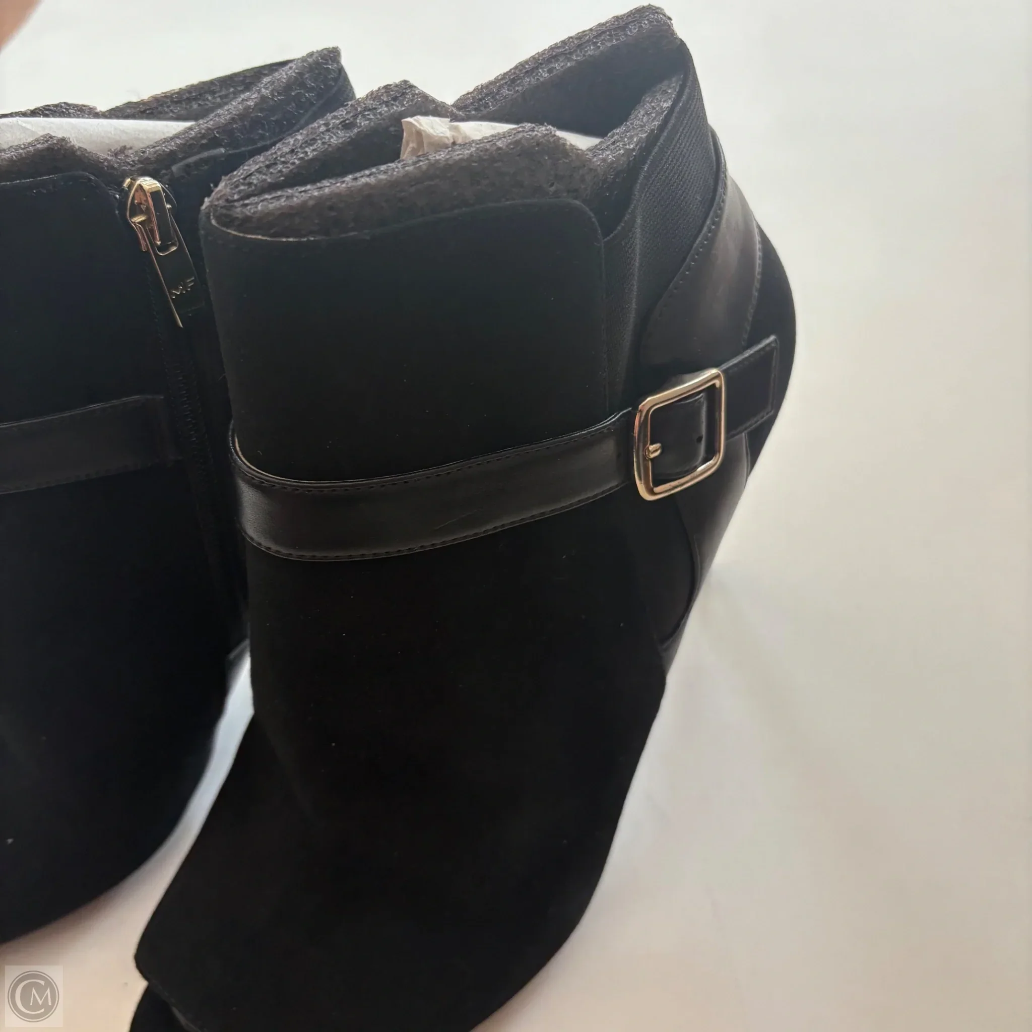 Boots Ankle Heels By Marc Fisher In Black, Size: 9.5 - Image 3