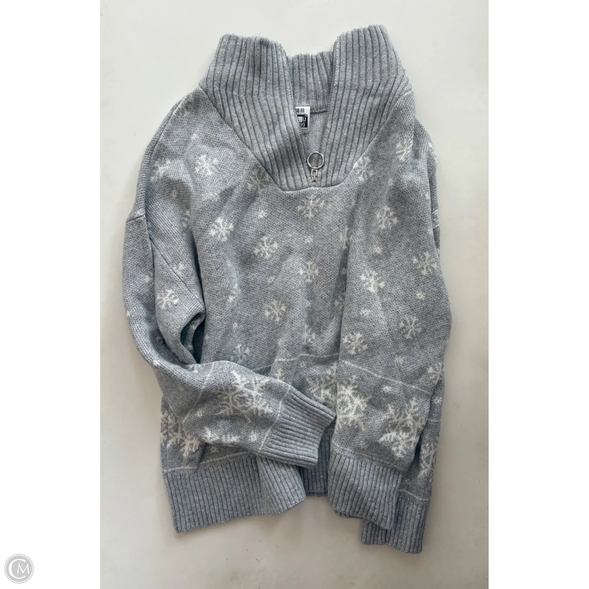 Sweater By Talbots In Grey, Size: Xl - Image 1