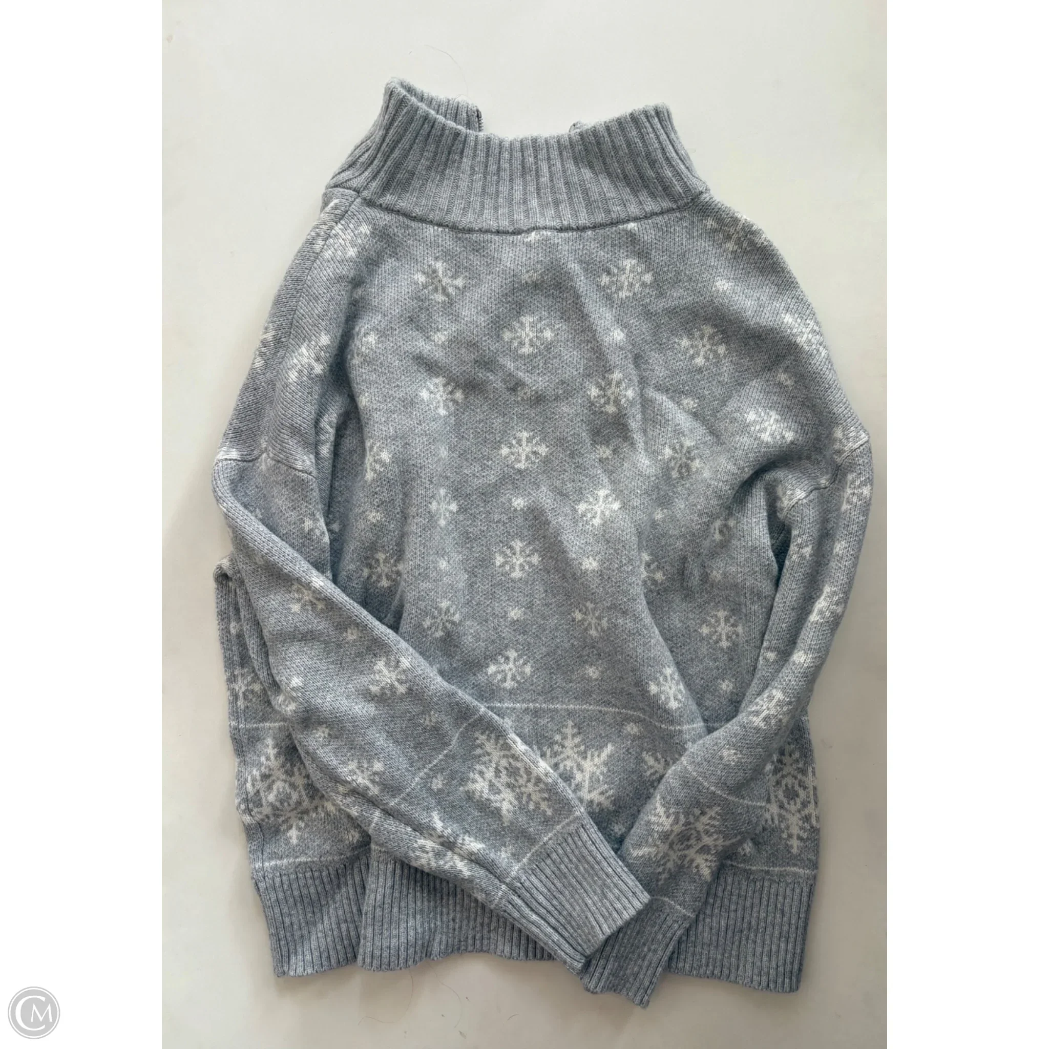 Sweater By Talbots In Grey, Size: Xl - Image 2