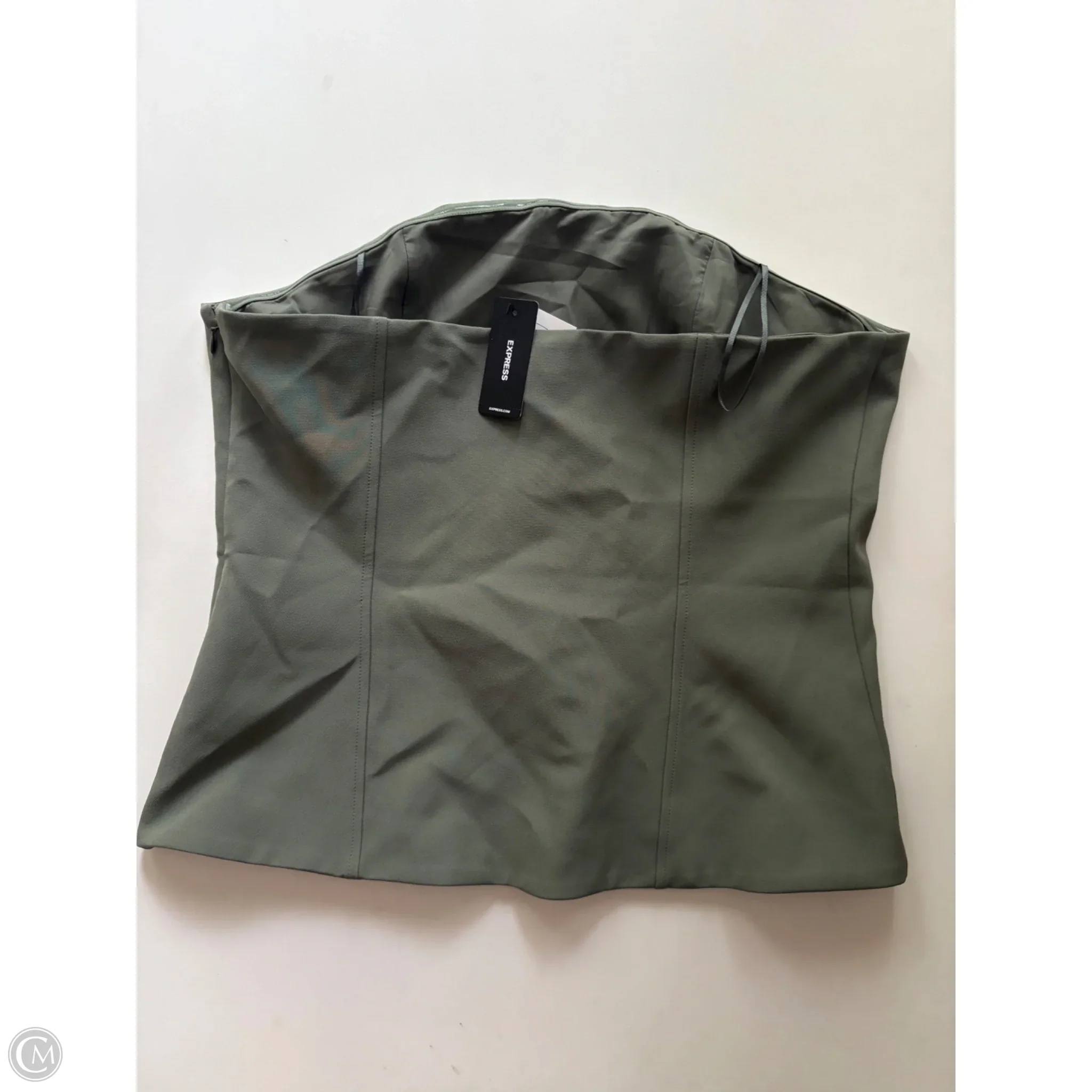 Top Sleeveless By Express In Green, Size: L - Image 2
