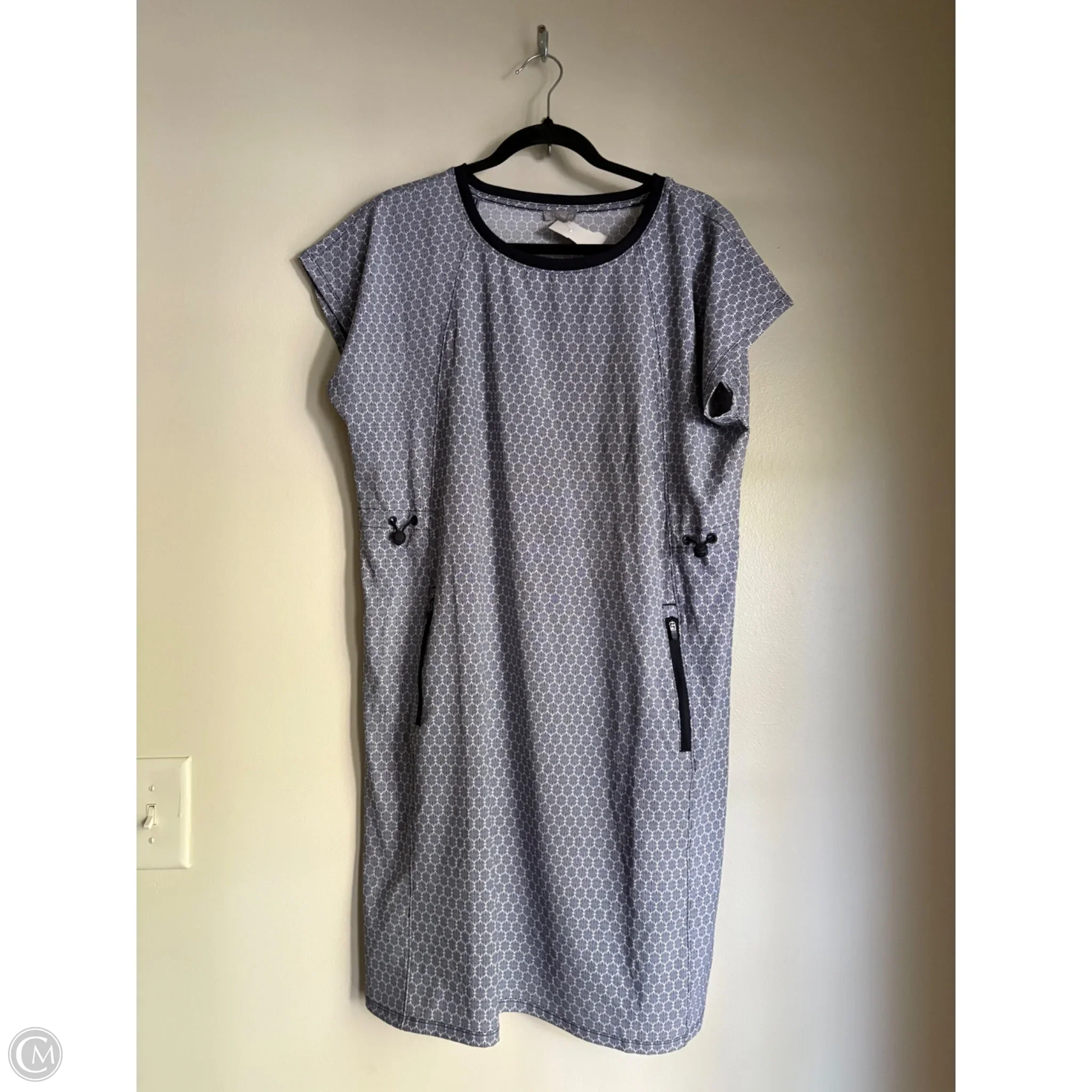 Dress Casual Midi By Talbots In Navy, Size: L - Image 1
