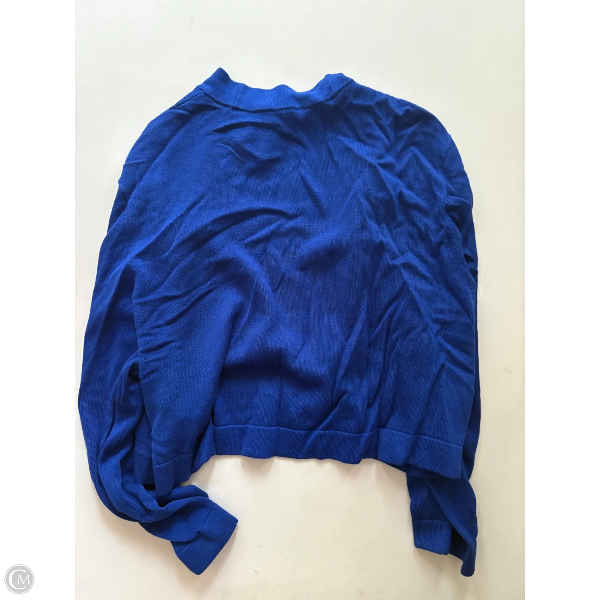 Sweater Cardigan By Talbots In Blue, Size: Xl - Image 2