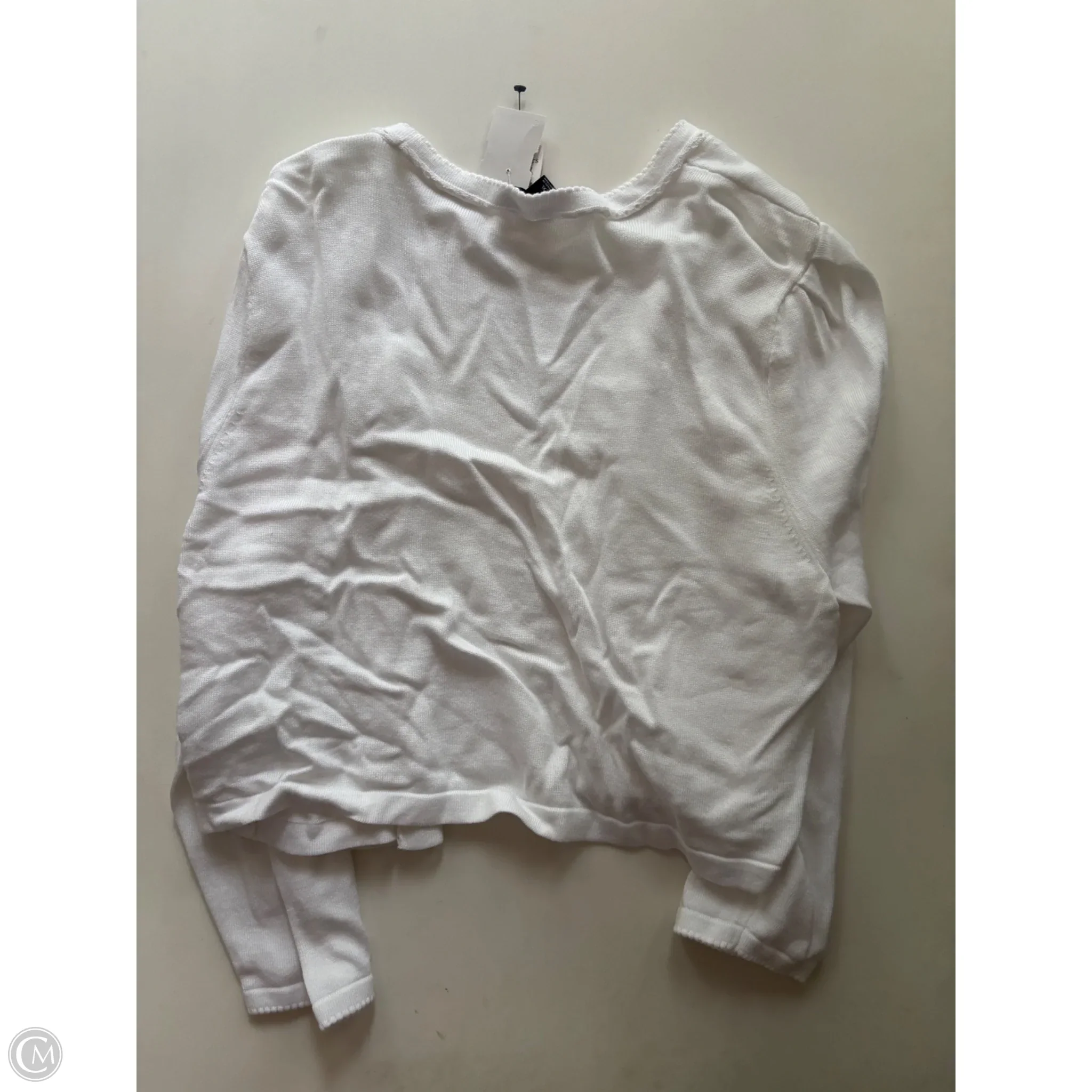 Sweater Cardigan By Talbots In White, Size: Xl - Image 2