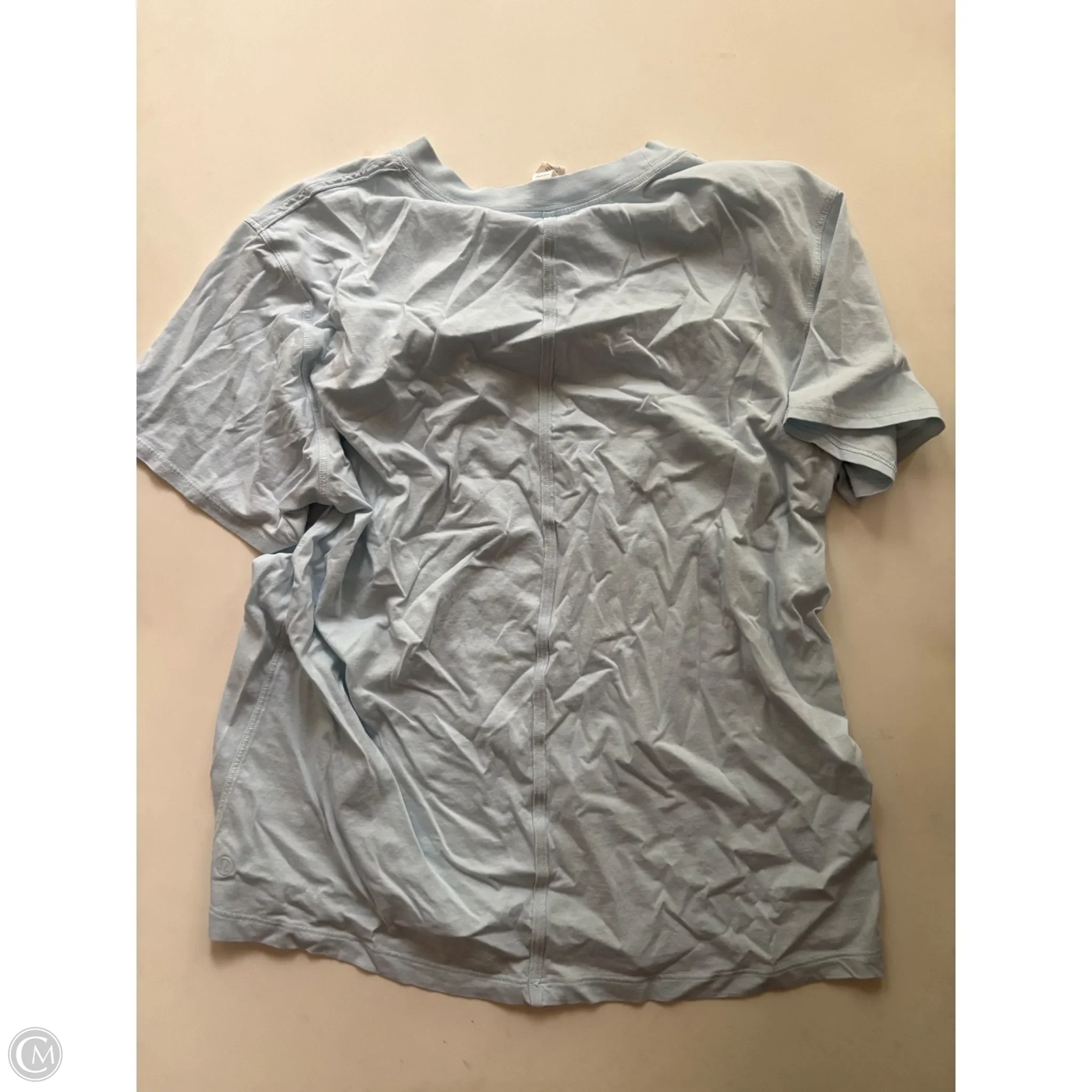 Top Short Sleeve By Lululemon In Blue, Size: S - Image 2