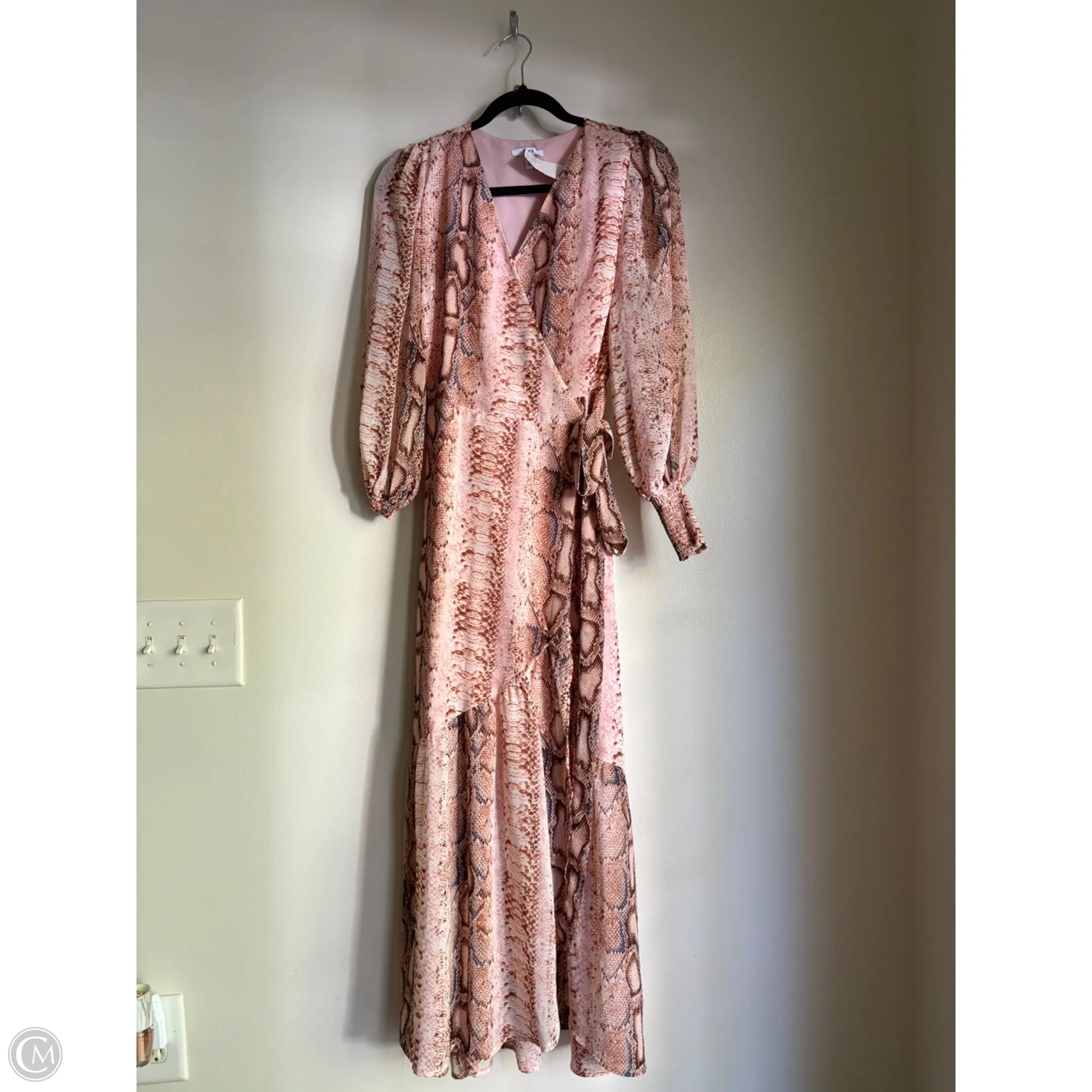 Dress Party Long By Bar Iii In Animal Print, Size: Xs - Image 1