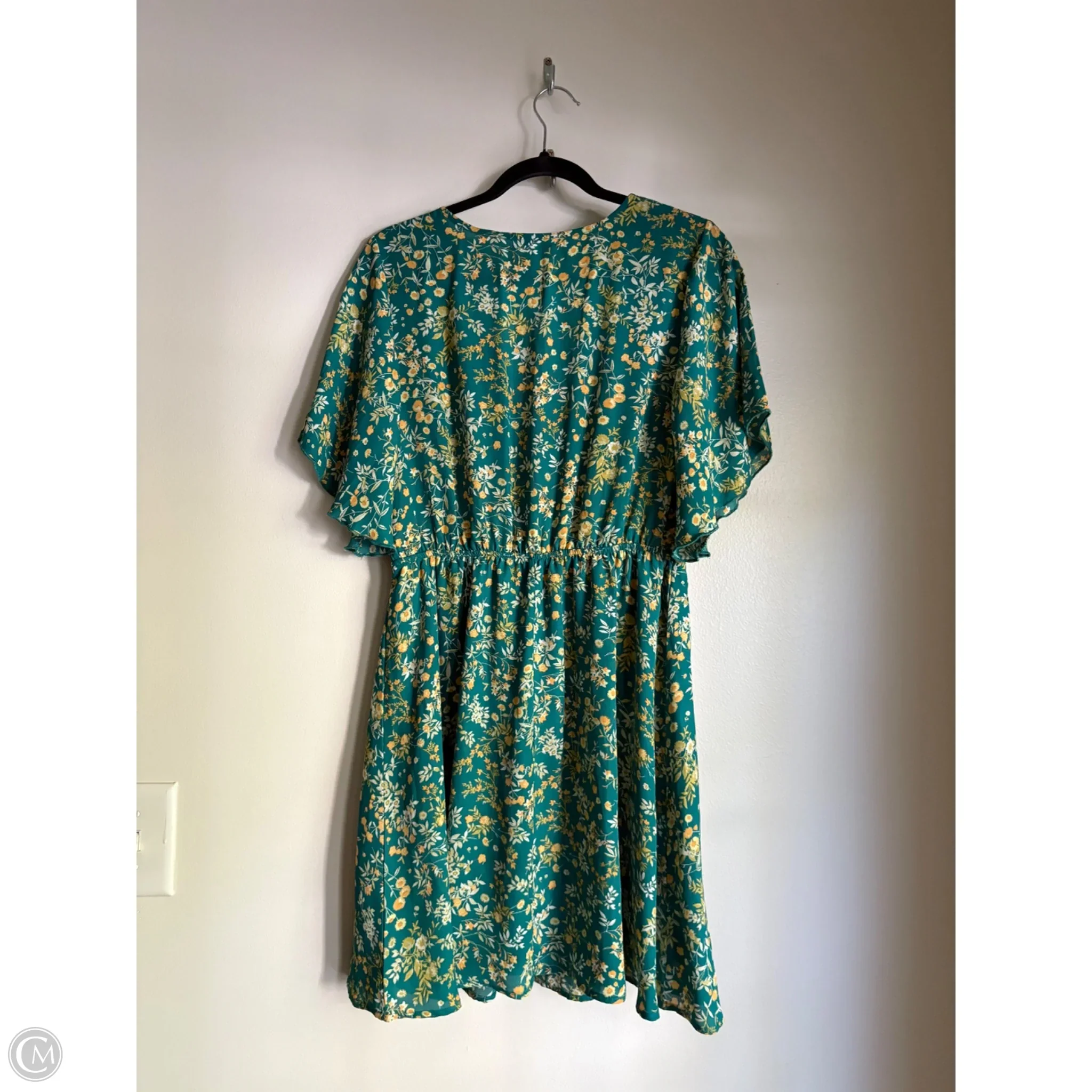 Dress Casual Midi By Bailey Blue In Green, Size: M - Image 2