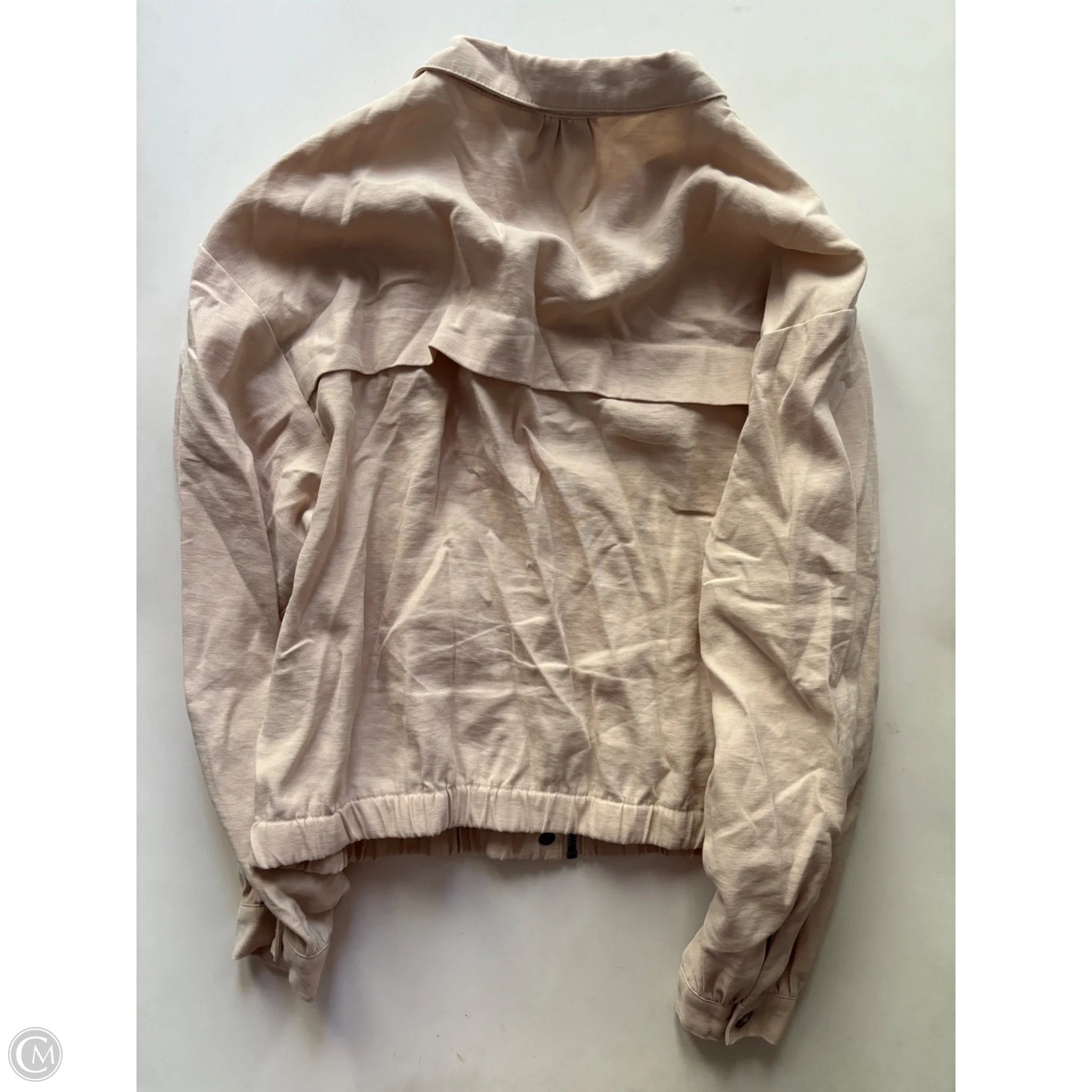Jacket Moto By Nine West In Cream, Size: S - Image 2
