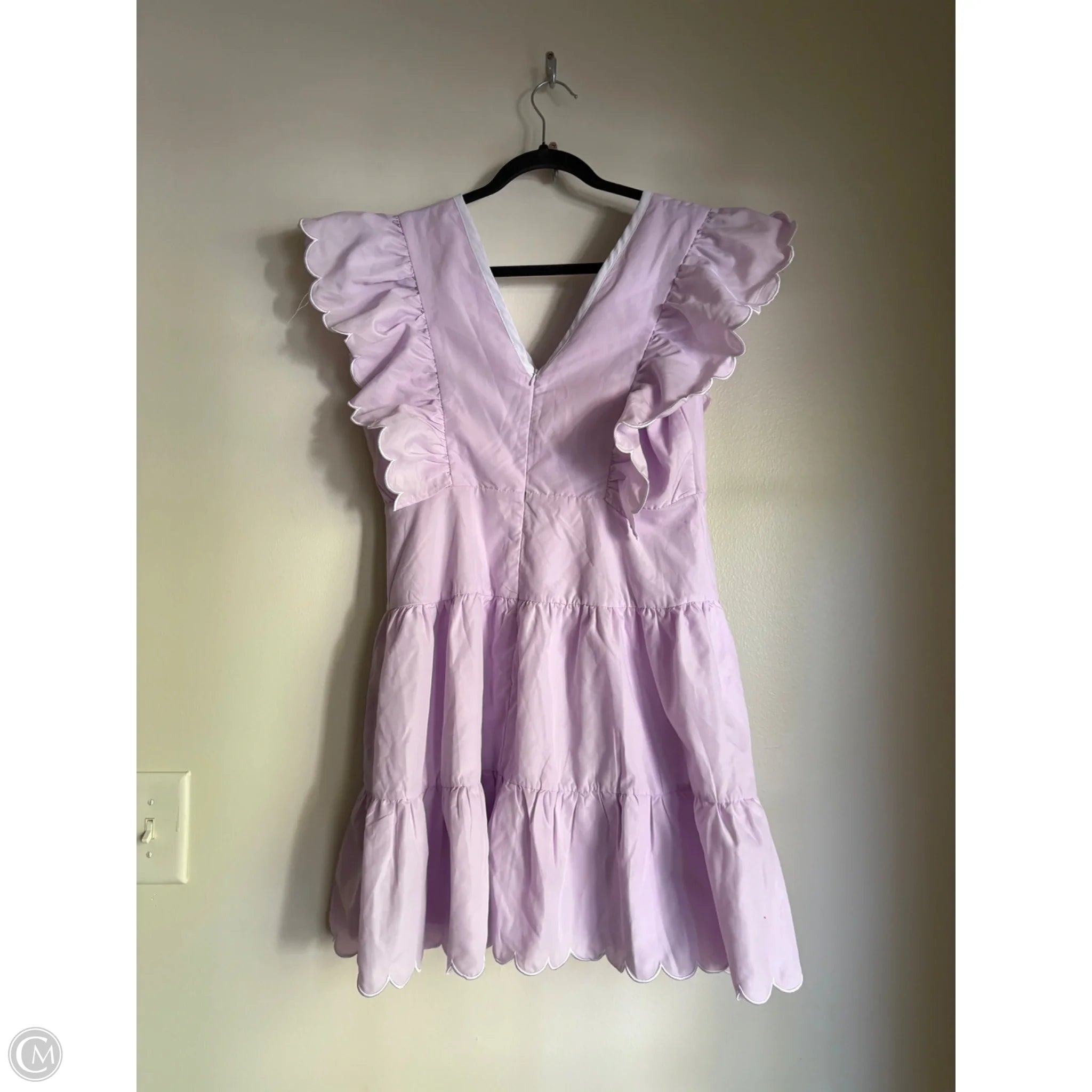 Dress Casual Midi By Tcec In Purple, Size: L - Image 2
